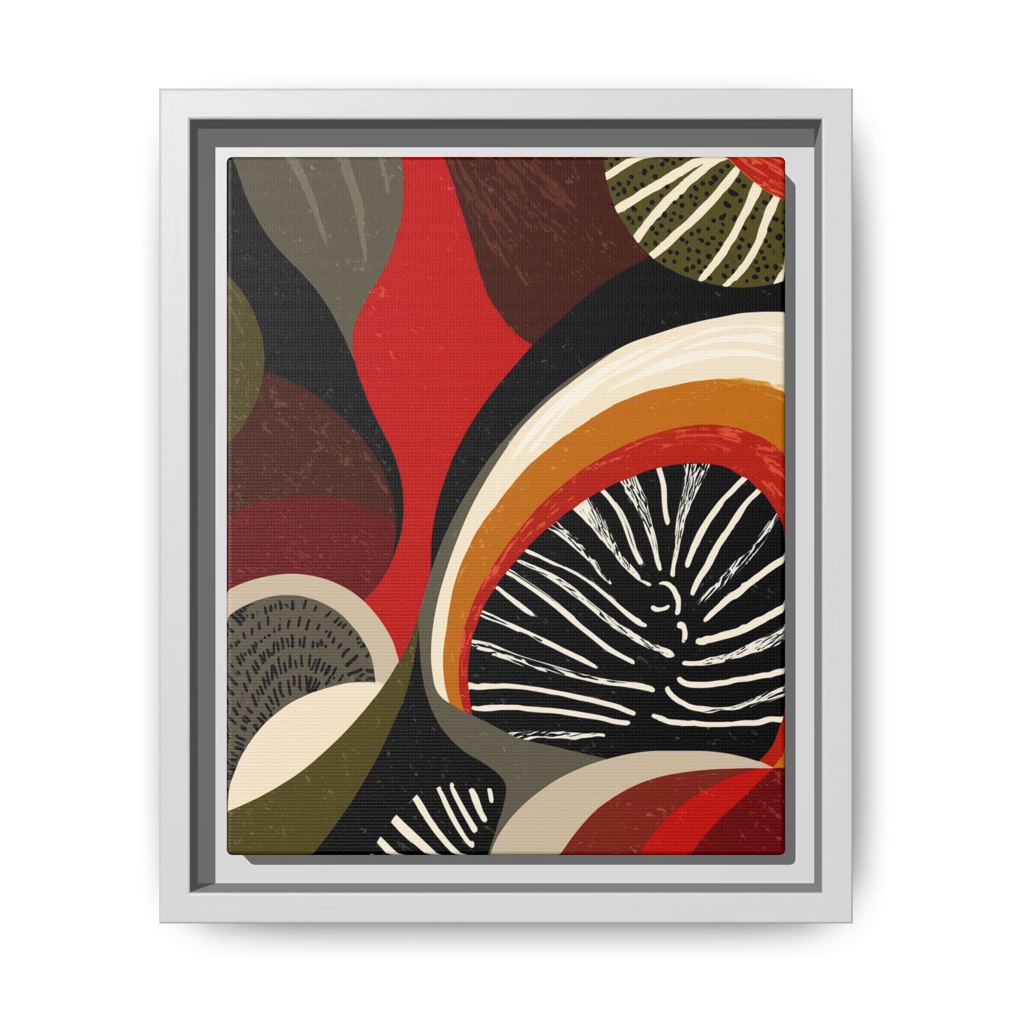 Geometric Rhythm: Abstract Composition, Mid-Century Modern Art, Radial Design Inspiration   |   Custom Orders Accepted