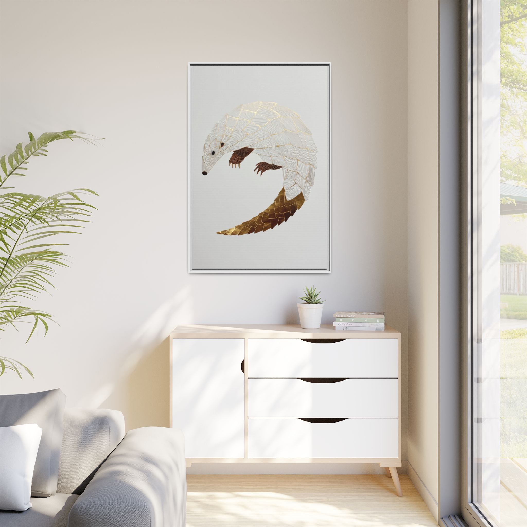 Geometric Hedgehog: Architectural Animal Portrait, Layered Geometric Illustration   |  Personalized & Custom Orders Available