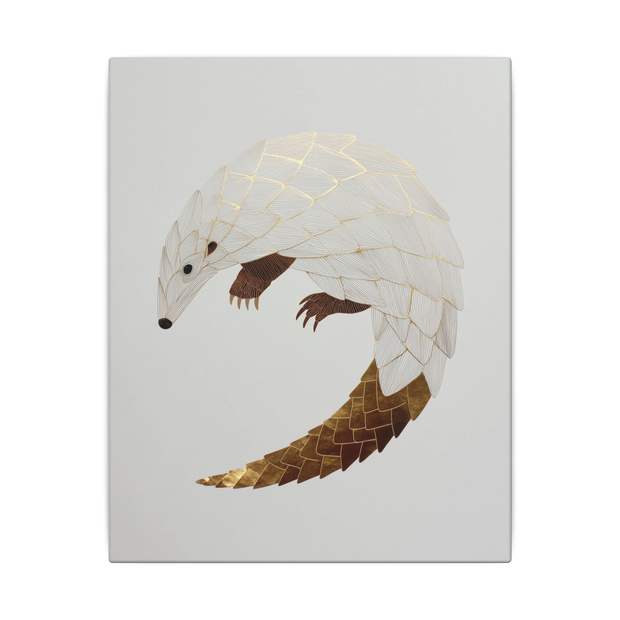 Geometric Hedgehog: Layered Minimalist Wildlife, Architectural Art Style   |    Custom Orders Available