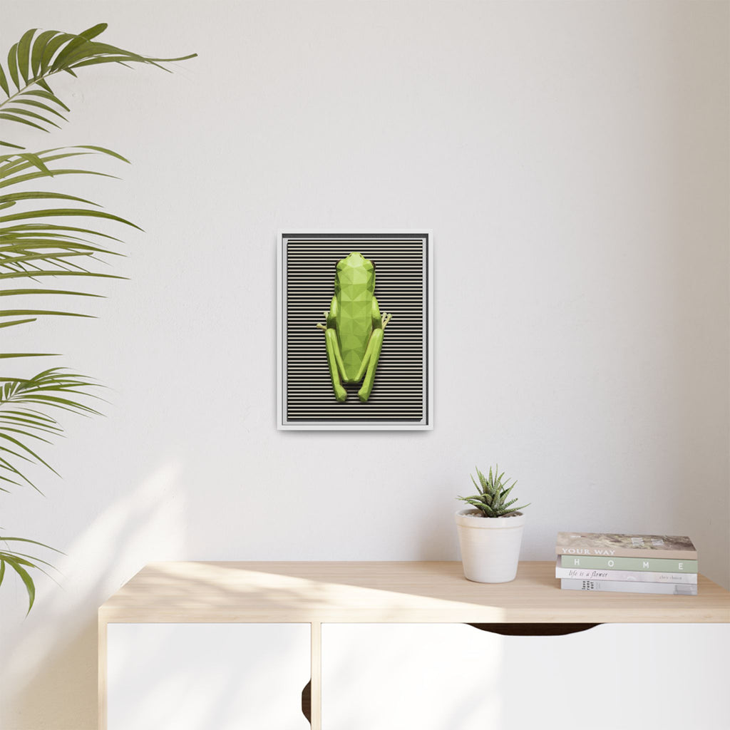 Geometric Amphibian: Low-Poly Frog Design, Digital Art Minimalism   |  Personalized & Custom Orders Available