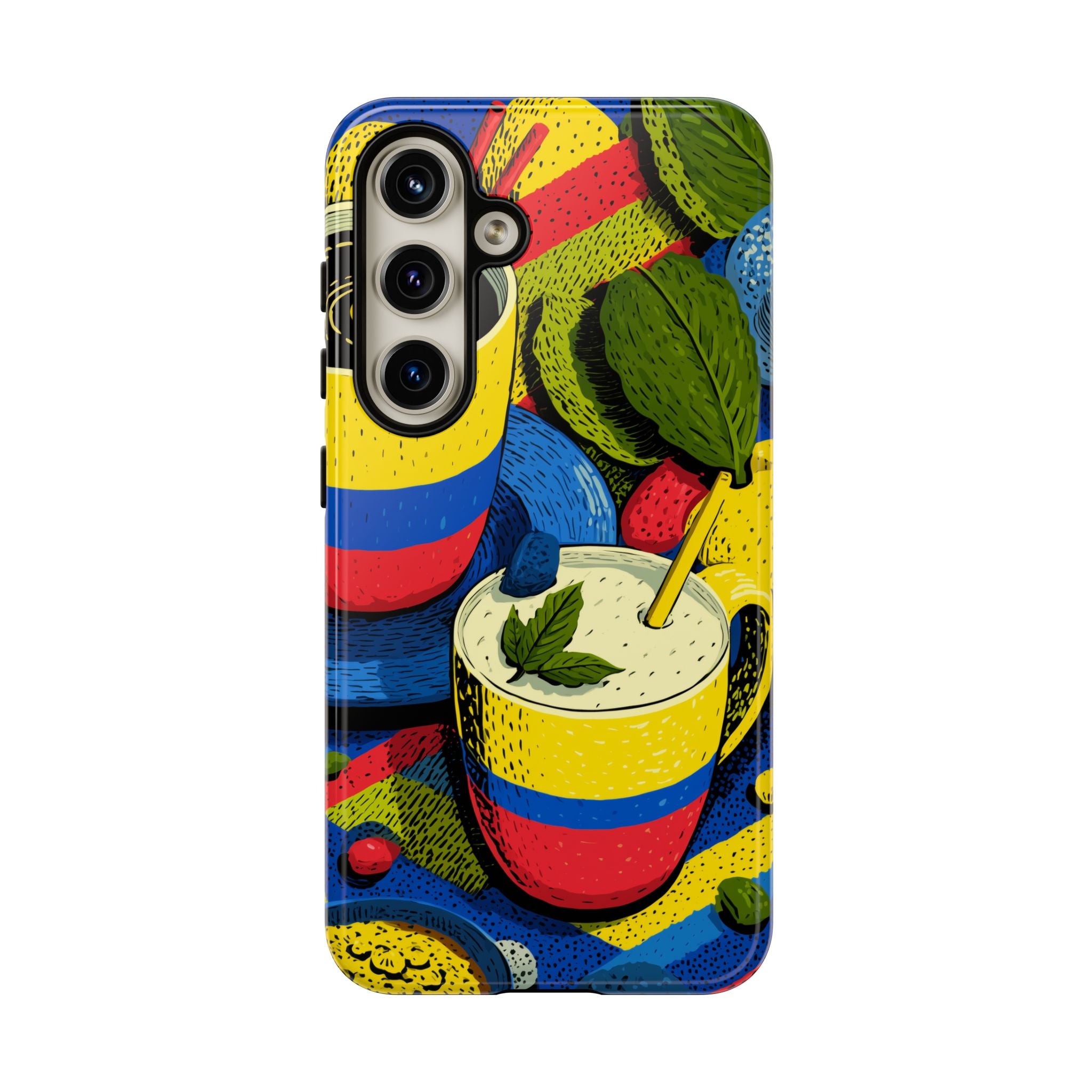 Vibrant Phone Case for Tough Cases | Colorful Colombian Art, Unique Gift, Trendy Accessory, Summer Style, Festival Must-Have