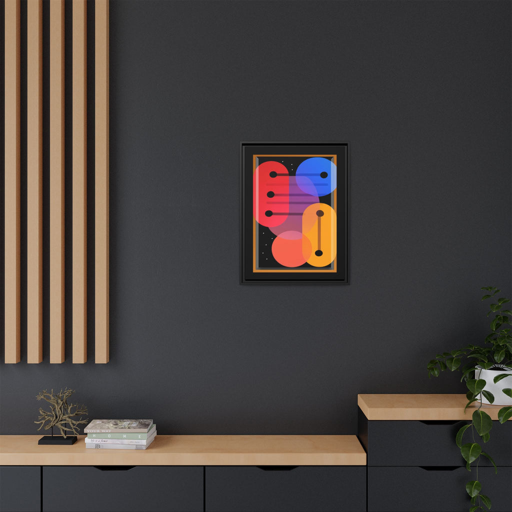 Celestial Geometry: Organic Shapes in Motion, Digital Abstract Composition, Vibrant Color Intersections   |   Custom Orders Accepted