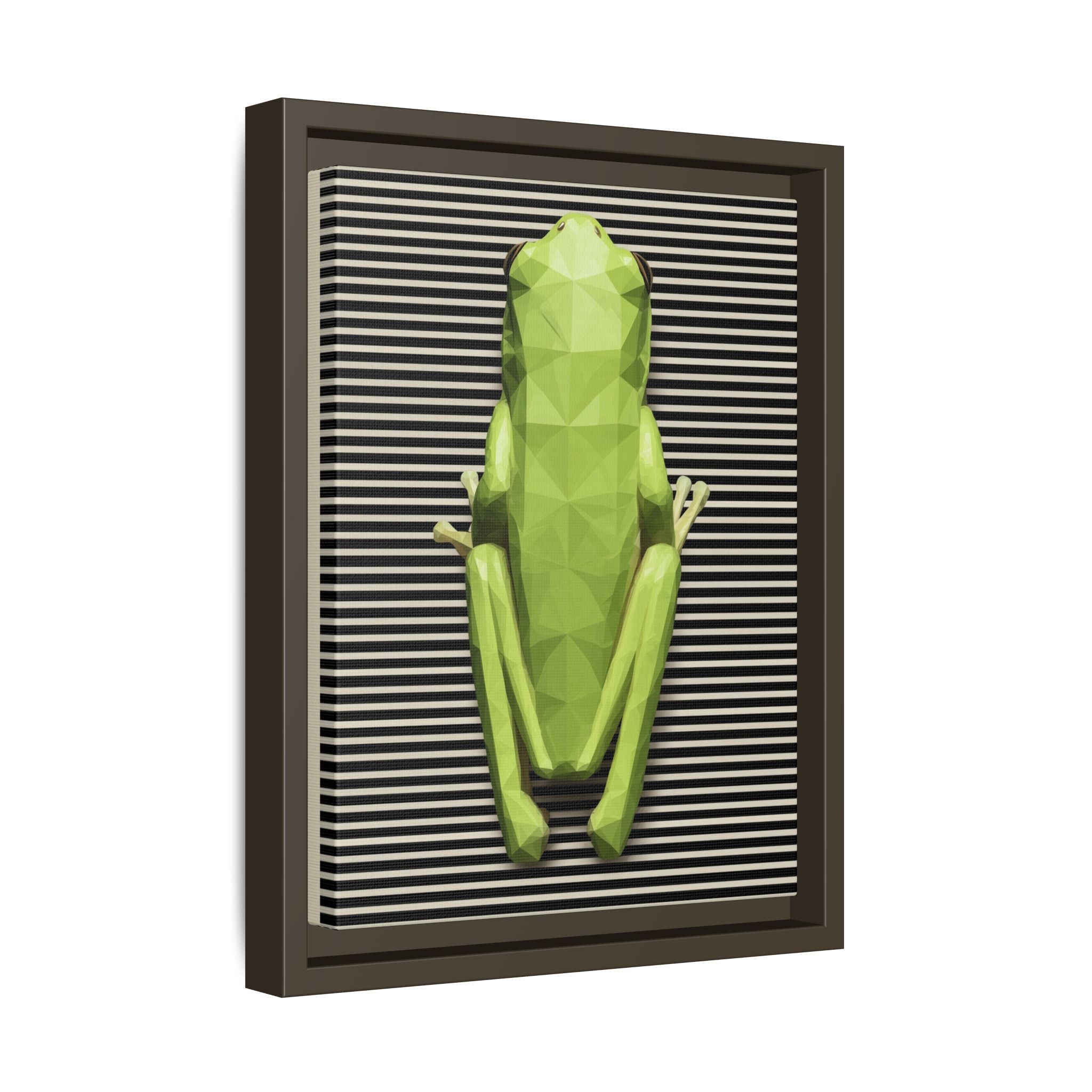 Geometric Amphibian: Low-Poly Frog Design, Digital Art Minimalism   |  Personalized & Custom Orders Available