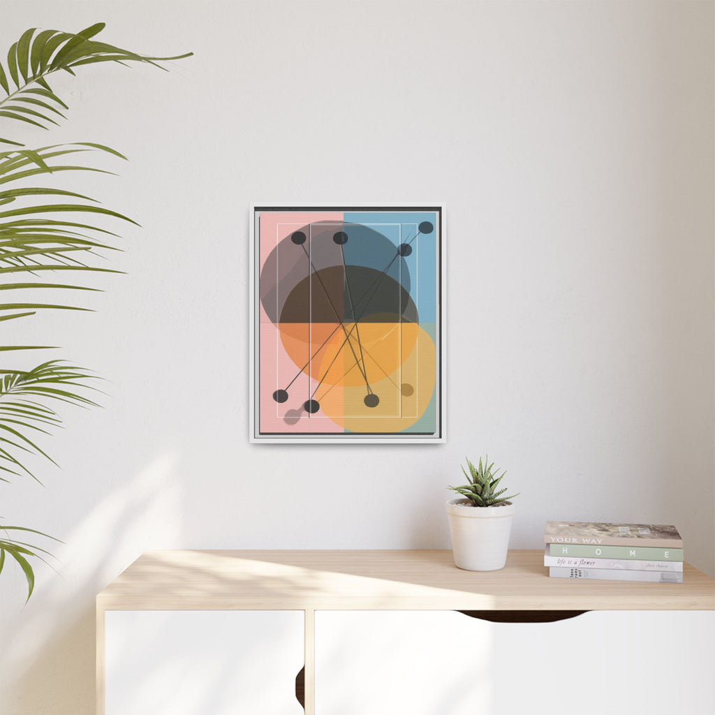 Geometric Intersections: Pastel Quadrants, Mid-Century Minimalism, Network Nodes   |   Custom Orders Accepted