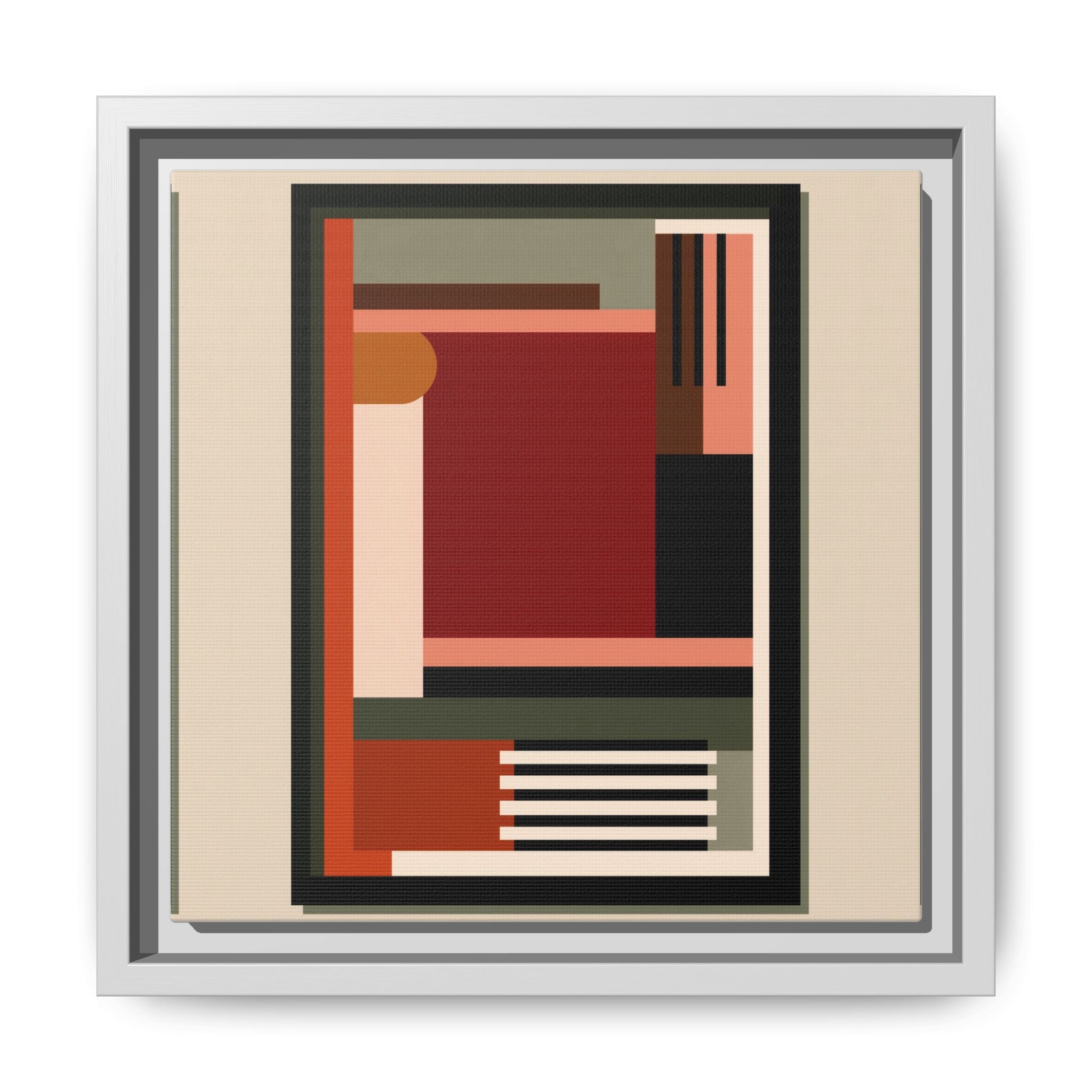 Architectural Geometries: Modern Abstract Composition, Bauhaus-Inspired Design, Geometric Color Blocking   |   Custom Orders Accepted