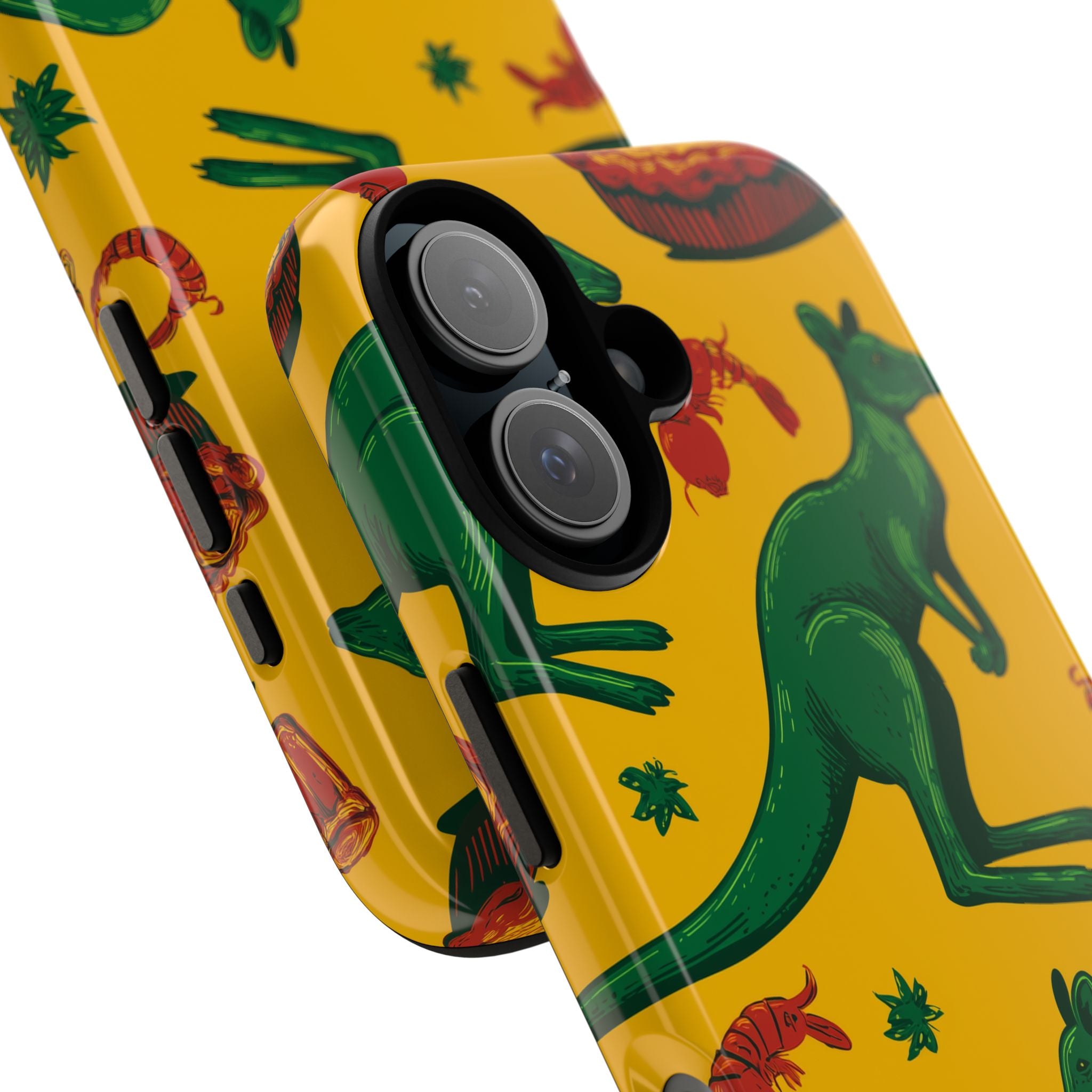 Australian-themed iPhone Case, Tough Phone Cover, Unique Gift for Travelers, Cute Animal Design, Festival & Holiday Accessory