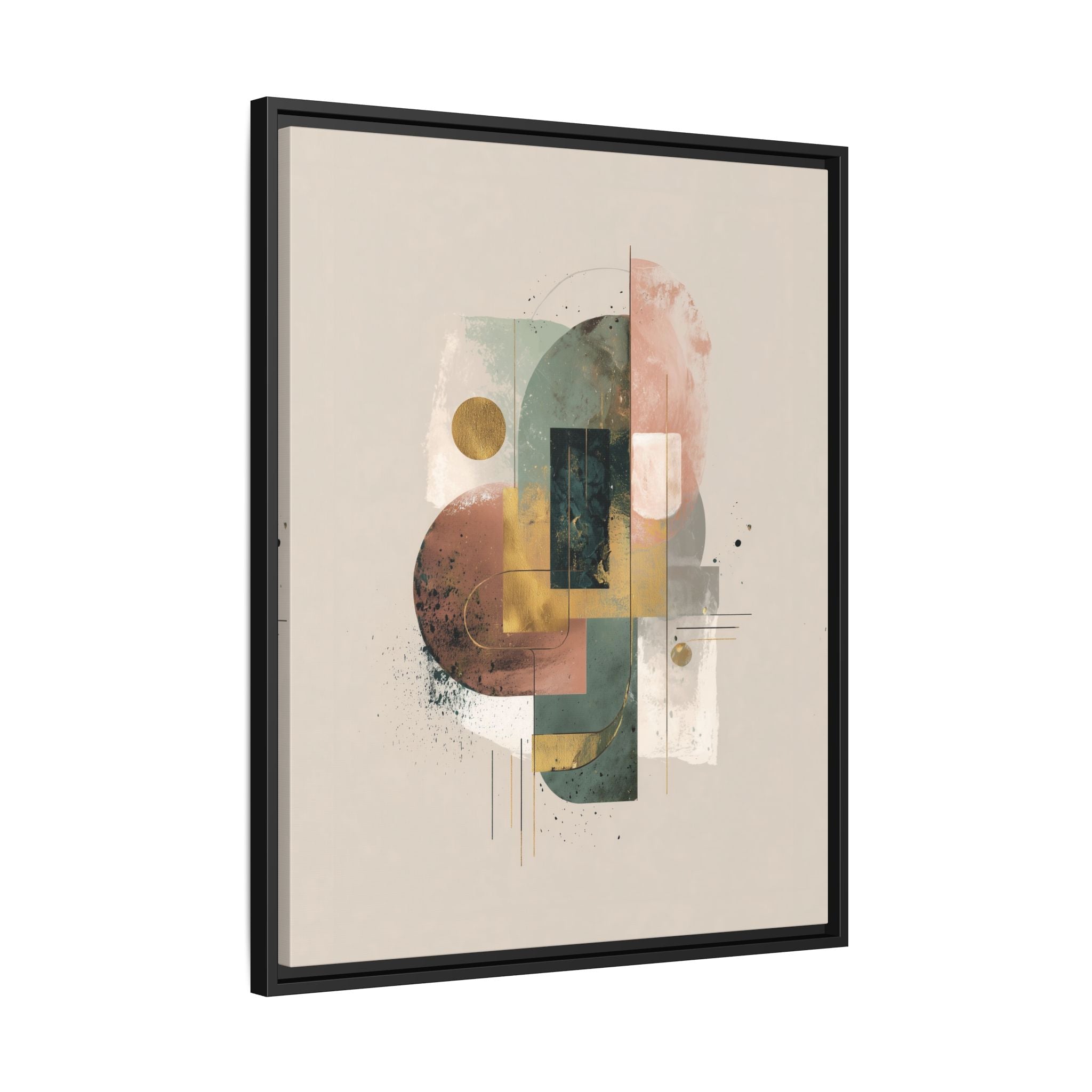 Organic Geometries: Fragmented Forms, Digital Abstract Composition, Layered Minimalist Art   |   Custom Orders Accepted