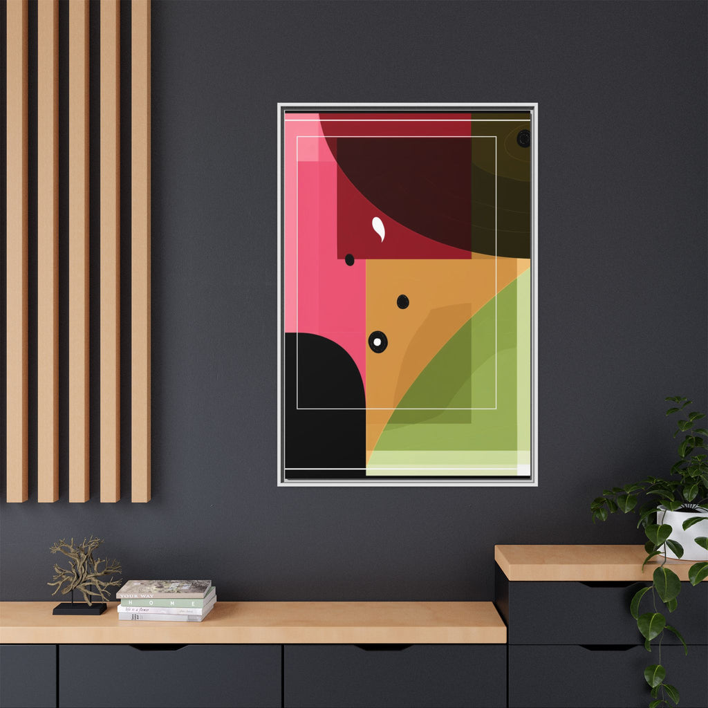 Geometric Convergence: Abstract Modernist Composition, Constructivist Color Blocking, Layered Geometric Design   |   Custom Orders Accepted