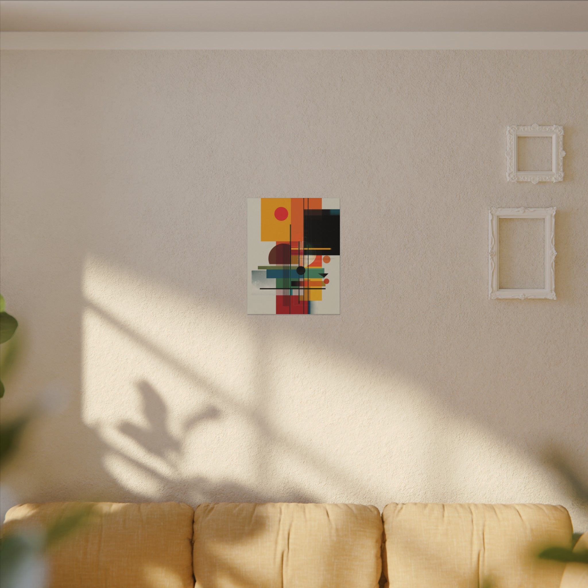 Geometric Harmony: Bauhaus Intersections, Constructivist Layers, Abstract Color Blocks   |   Custom Orders Accepted