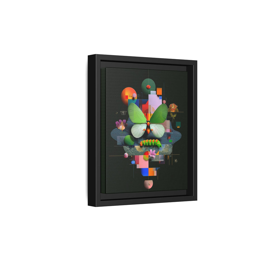 Metamorphosis Geometry Framed Print : Digital Nature Synthesis, Butterfly Abstraction   |  Personalized & Custom Orders Available