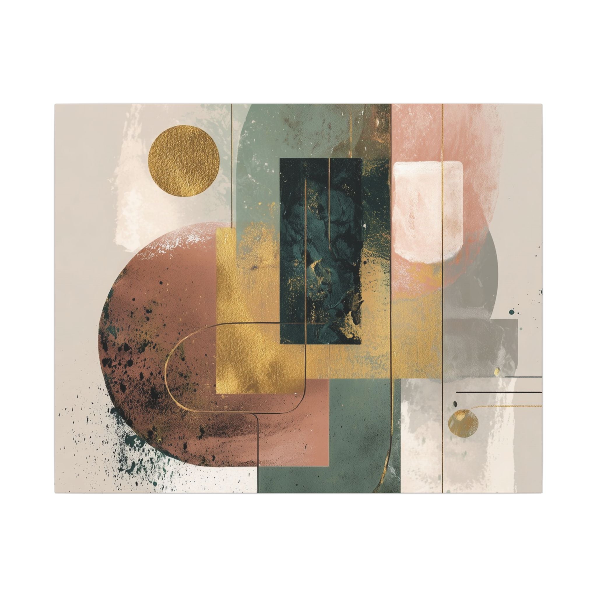 Geometric Harmony: Abstract Composition, Modernist Minimalism, Ethereal Design Layers   |   Custom Orders Accepted