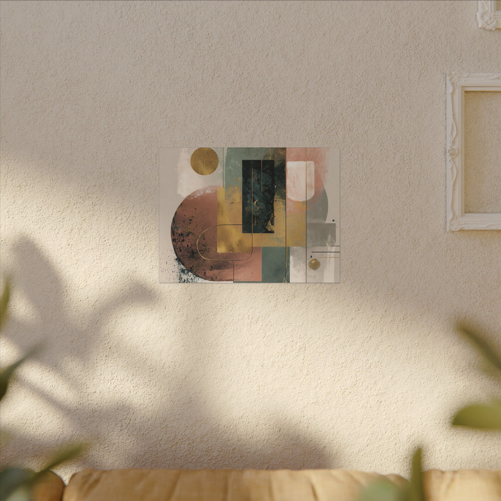 Geometric Harmony: Abstract Composition, Modernist Minimalism, Ethereal Design Layers   |   Custom Orders Accepted