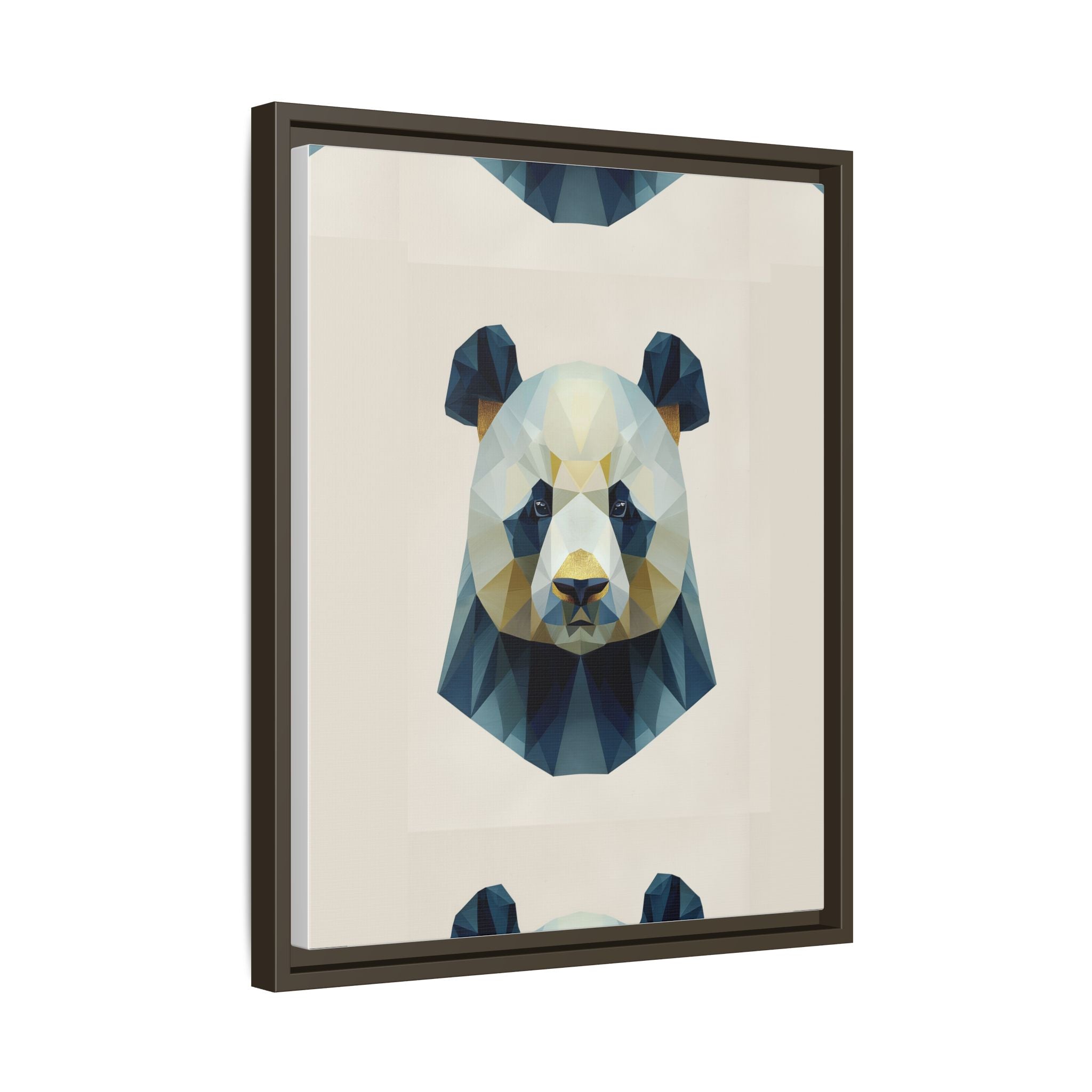 Geometric Panda Prism: Low-Poly Digital Wildlife Art, Minimalist Triangular Design   |  Personalized & Custom Orders Available