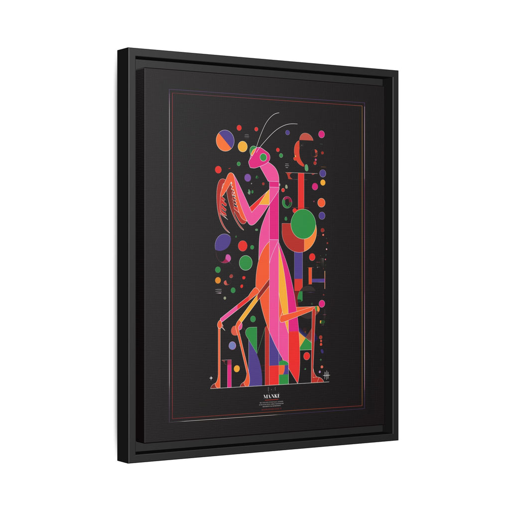 MANKE: Geometric Praying Mantis, Cubist Color Block Design   |    Custom Orders Available