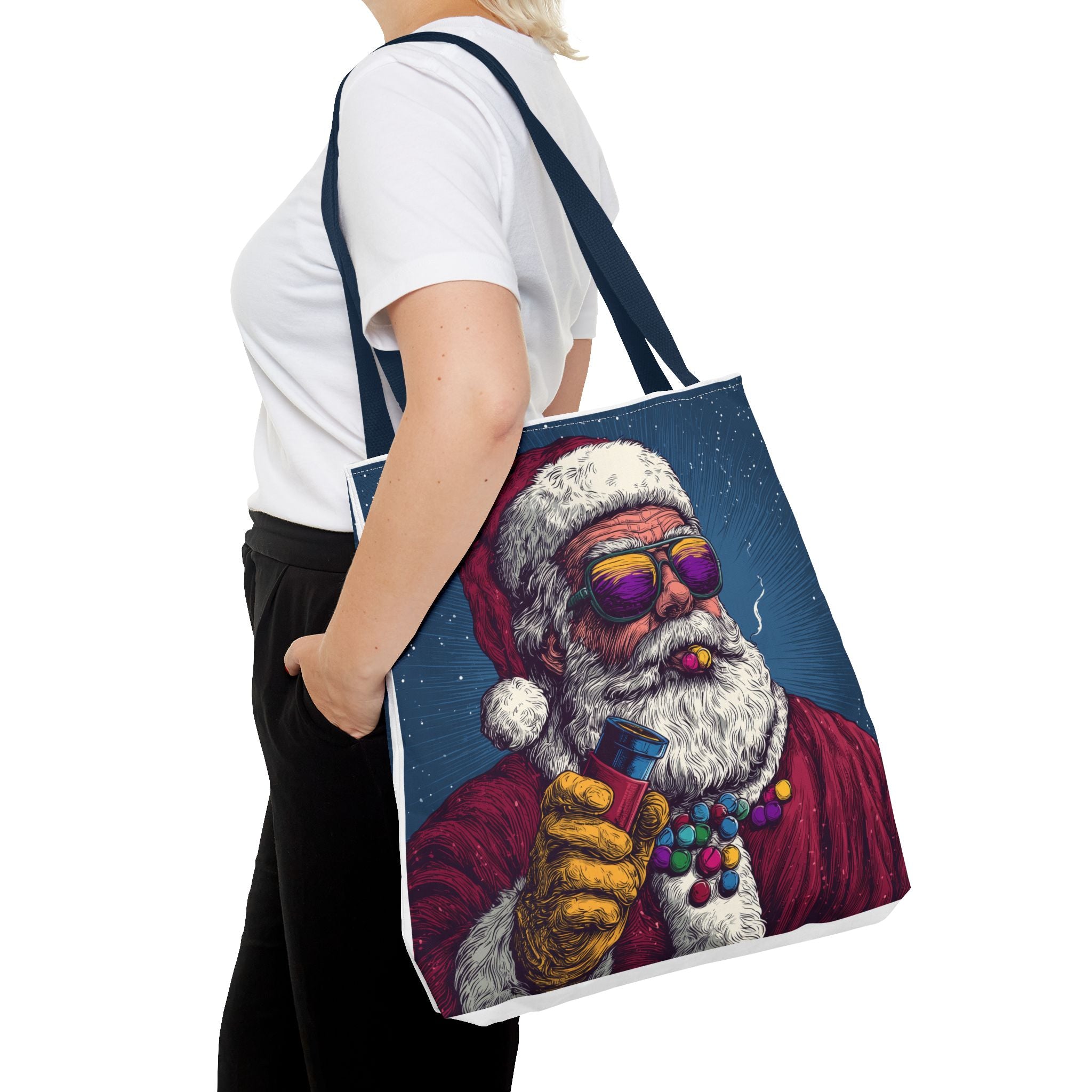 Naughty Santa Tote Bag (AOP)