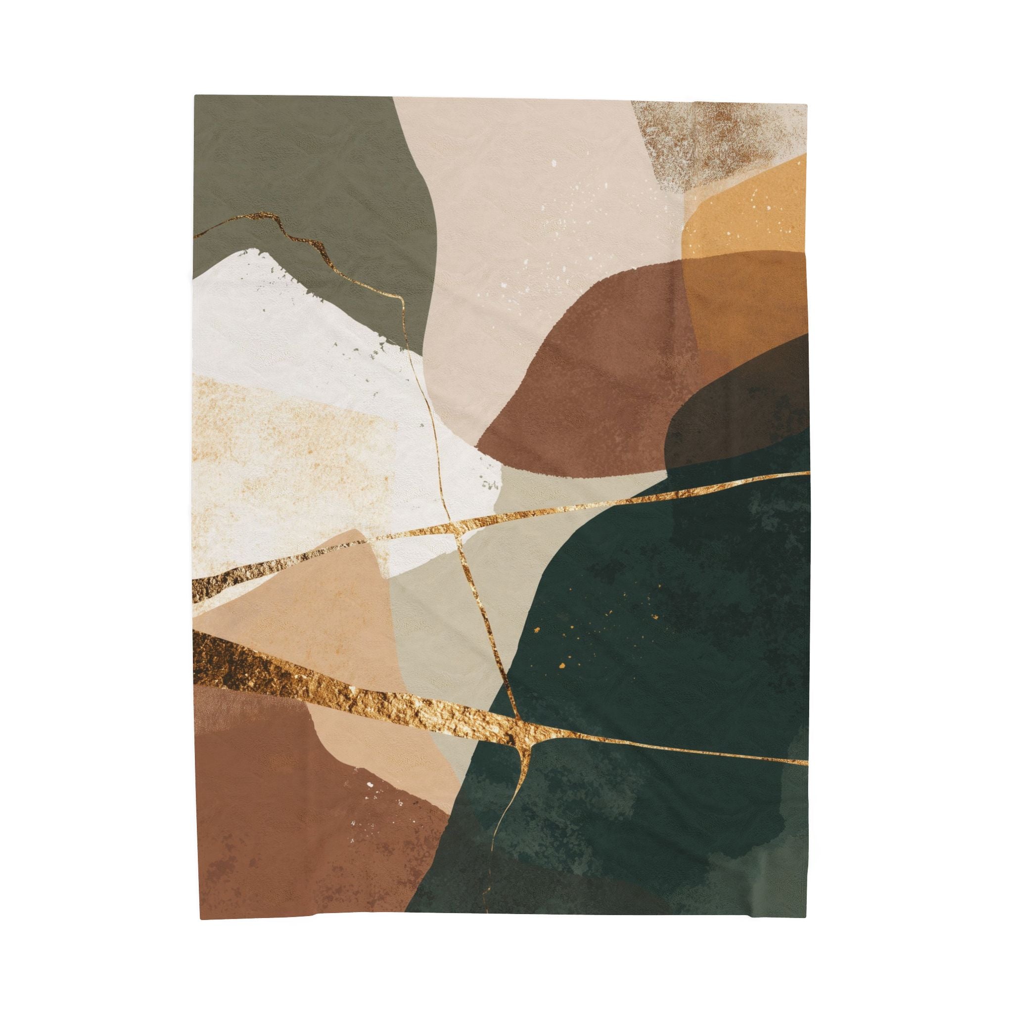 Earthen Weave: Organic Geometric Abstraction, Modern Landscape Study   |    Custom Orders Available