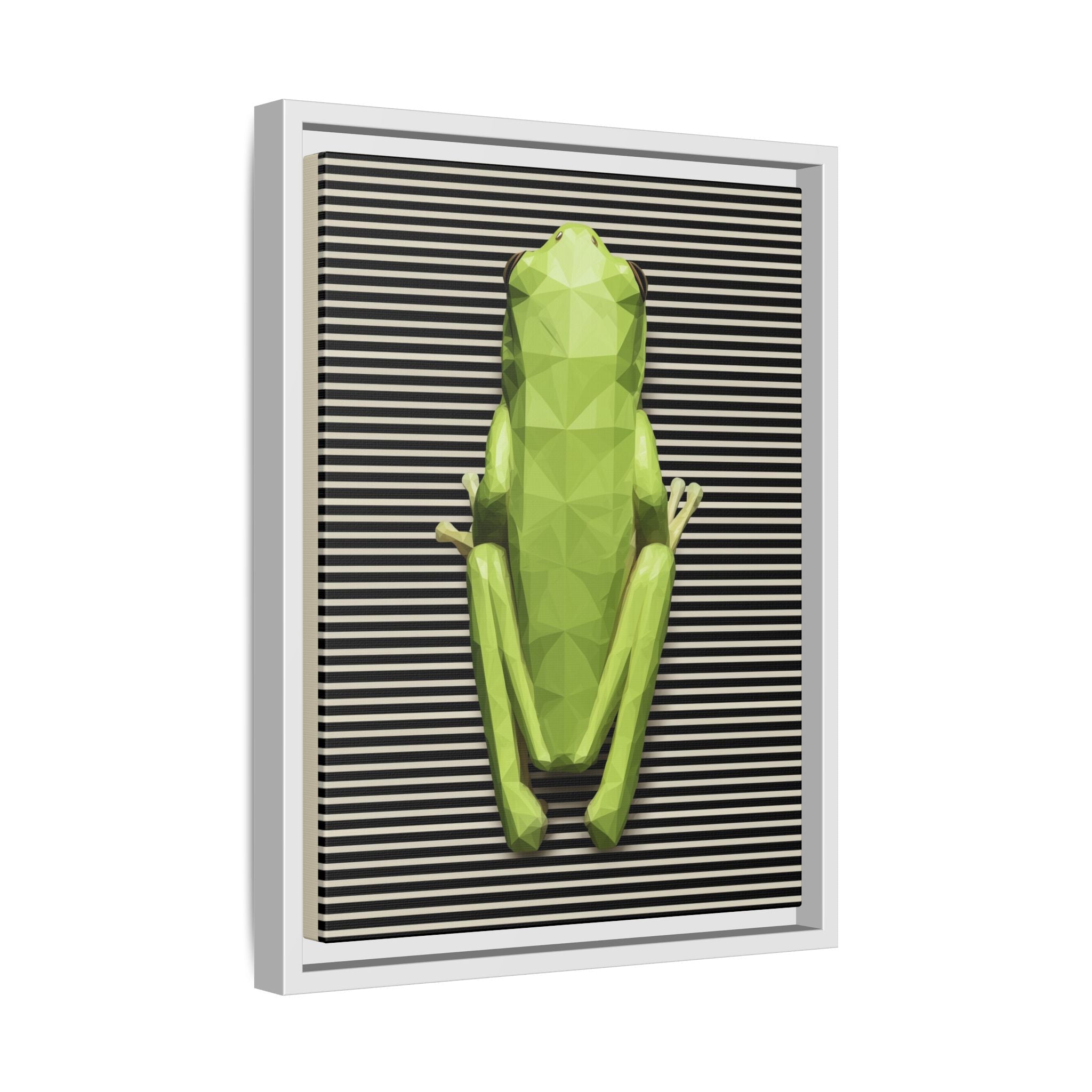 Geometric Amphibian: Low-Poly Frog Design, Digital Art Minimalism   |  Personalized & Custom Orders Available