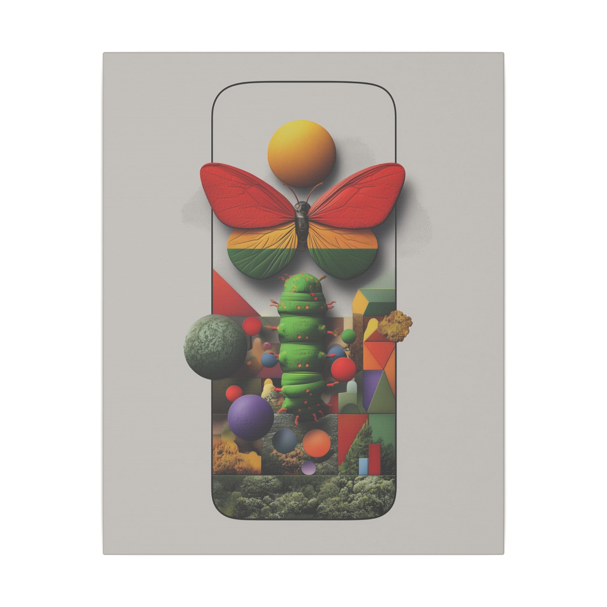 Digital Metamorphosis: Geometric Nature Remix, Surreal Smartphone Art Composition   |    Custom Orders Available