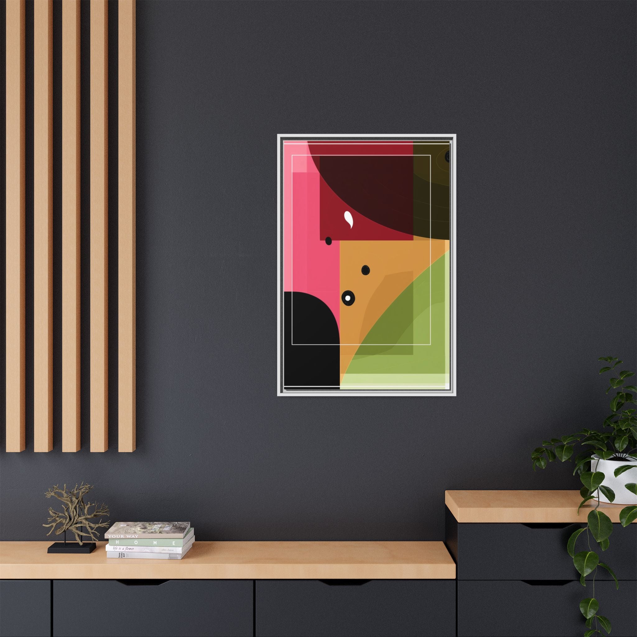 Geometric Convergence: Abstract Modernist Composition, Constructivist Color Blocking, Layered Geometric Design   |   Custom Orders Accepted