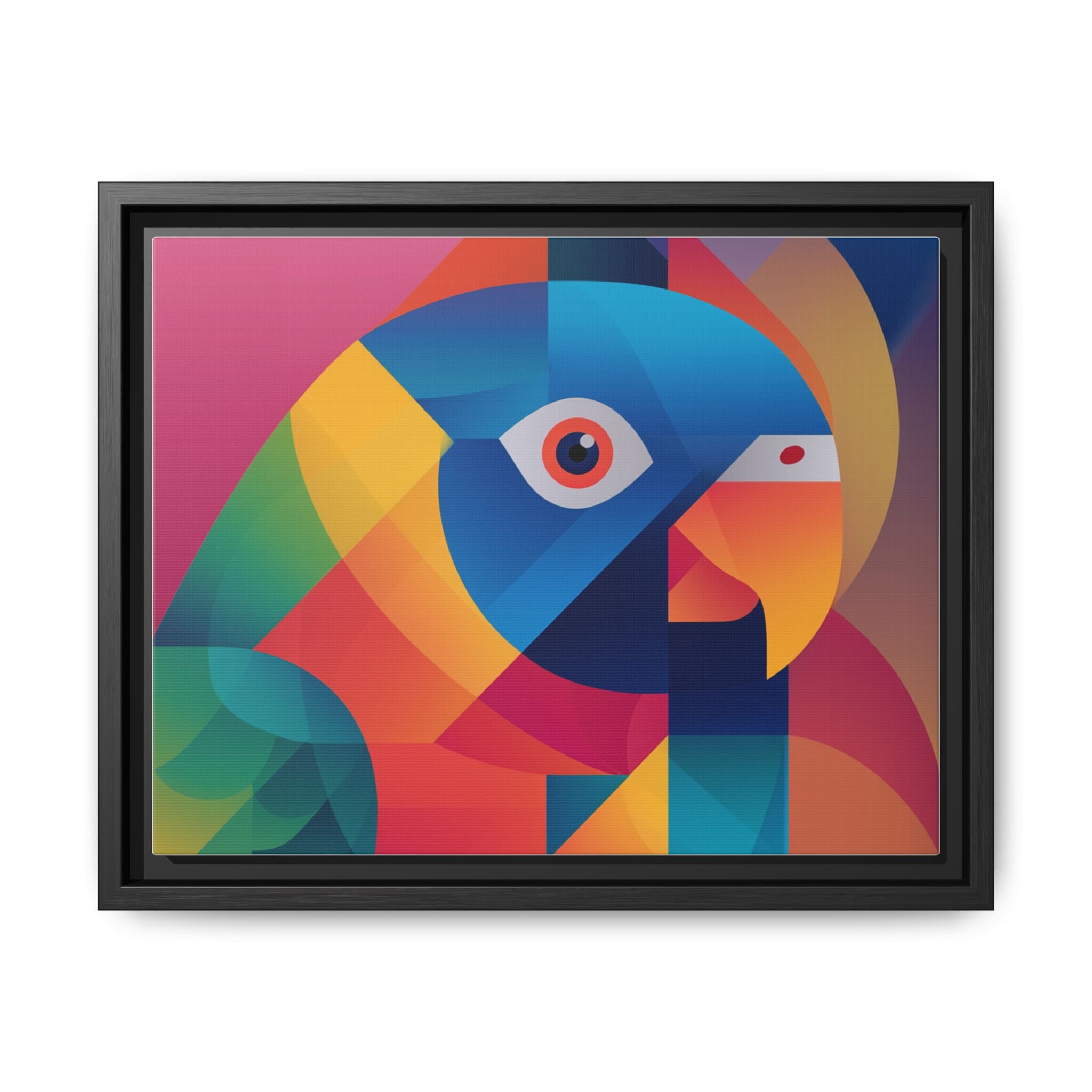 Prismatic Parrot: Cubist Deconstruction, Geometric Color Explosion   |  Personalized & Custom Orders Available