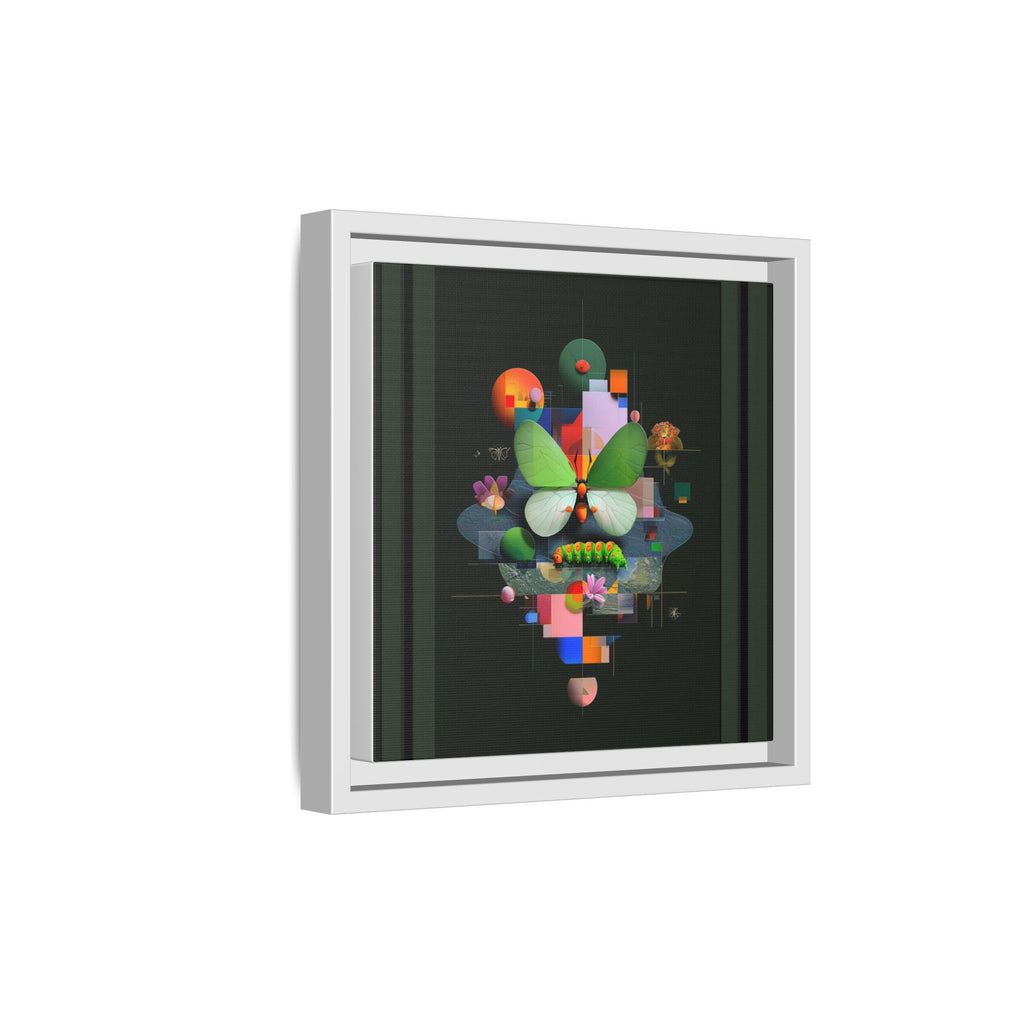 Metamorphosis Geometry Framed Print : Digital Nature Synthesis, Butterfly Abstraction   |  Personalized & Custom Orders Available