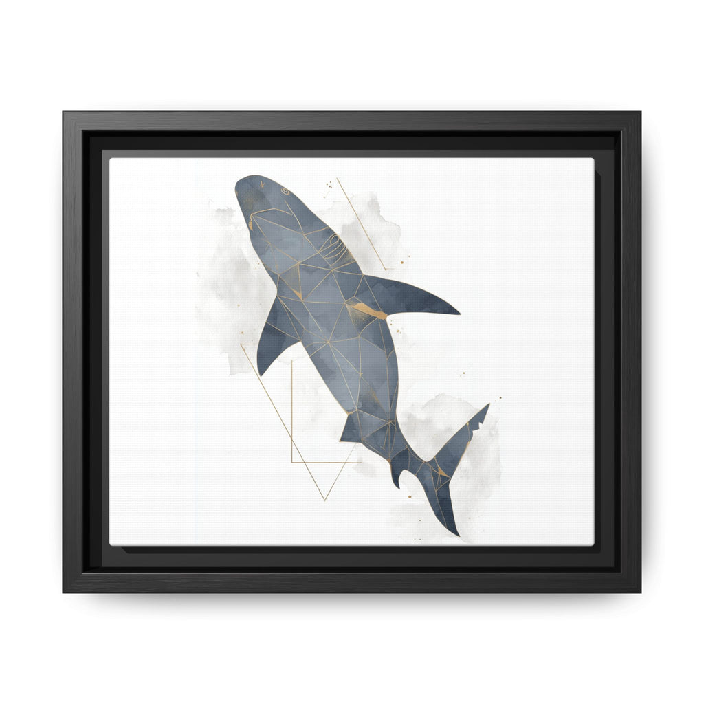 Aquatic Geometry: Shark Polygon Abstraction, Oceanic Digital Art   |  Personalized & Custom Orders Available