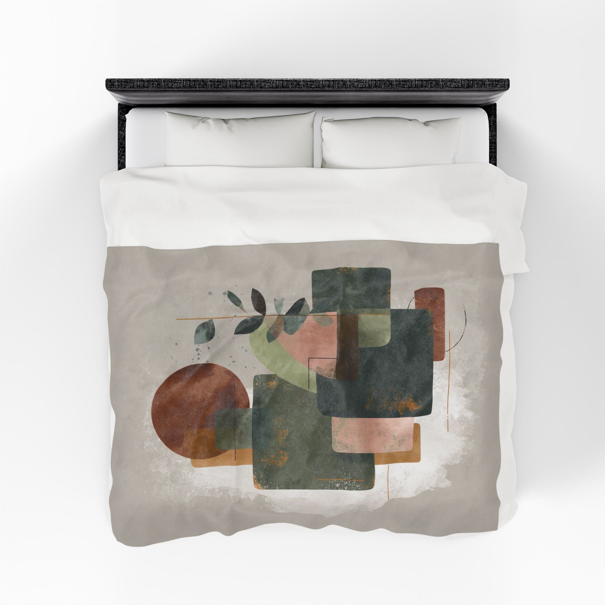 Geometric Horizons: Earthy Abstract Composition, Minimalist Watercolor Design   |    Custom Orders Available