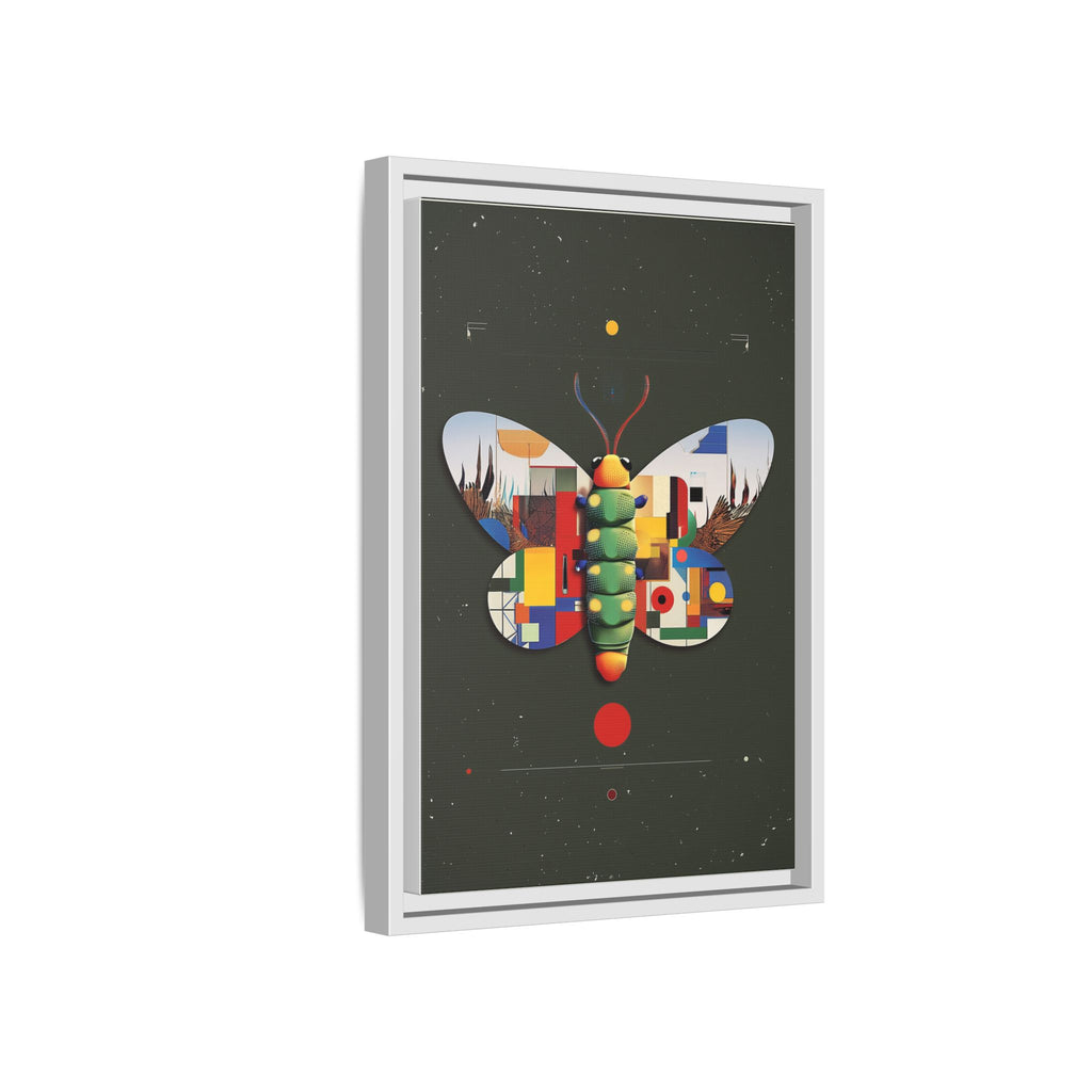 Geometric Butterfly Framed Print : Digital Cubist Interpretation, Modernist Entomological Design   |  Personalized & Custom Orders Available