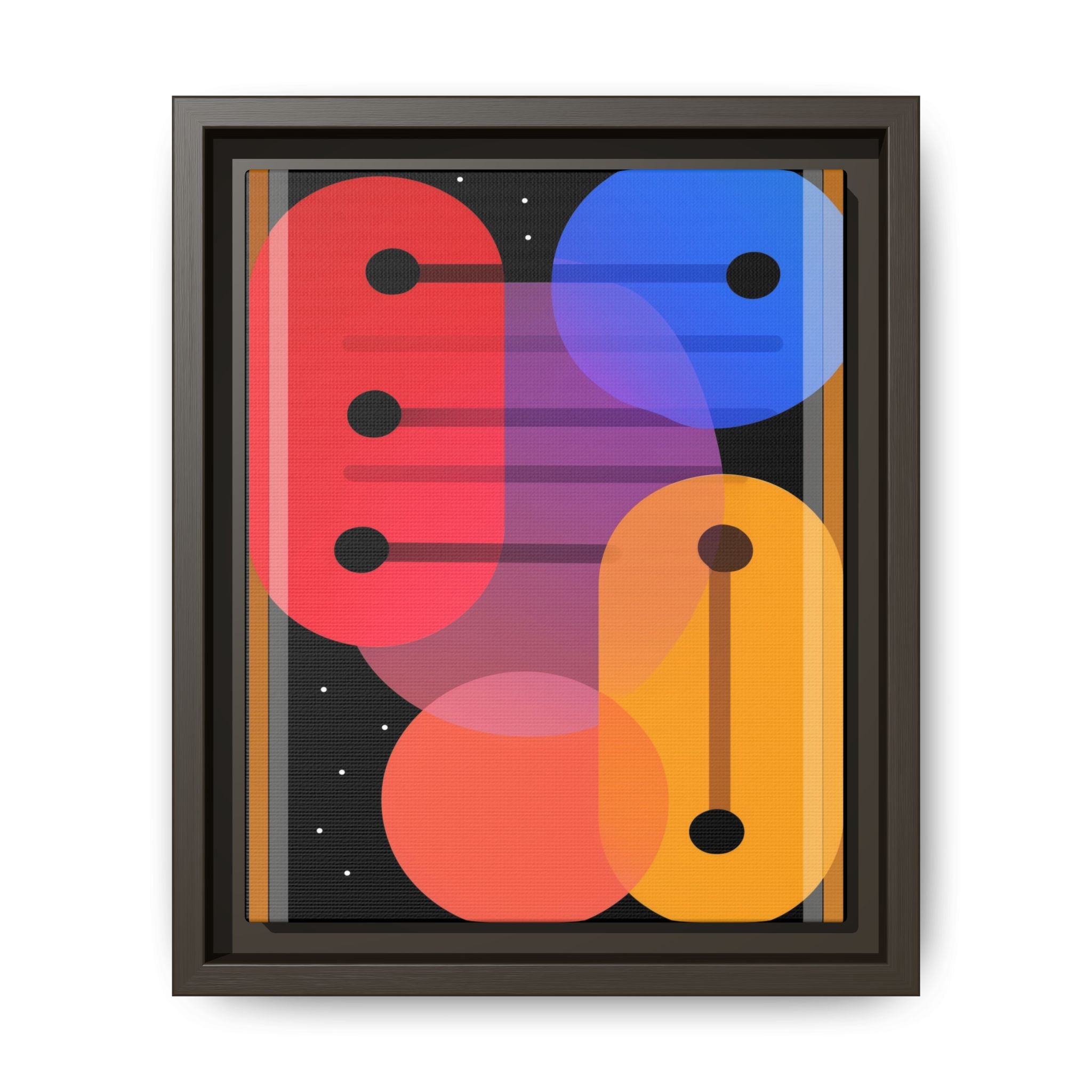 Celestial Geometry: Organic Shapes in Motion, Digital Abstract Composition, Vibrant Color Intersections   |   Custom Orders Accepted