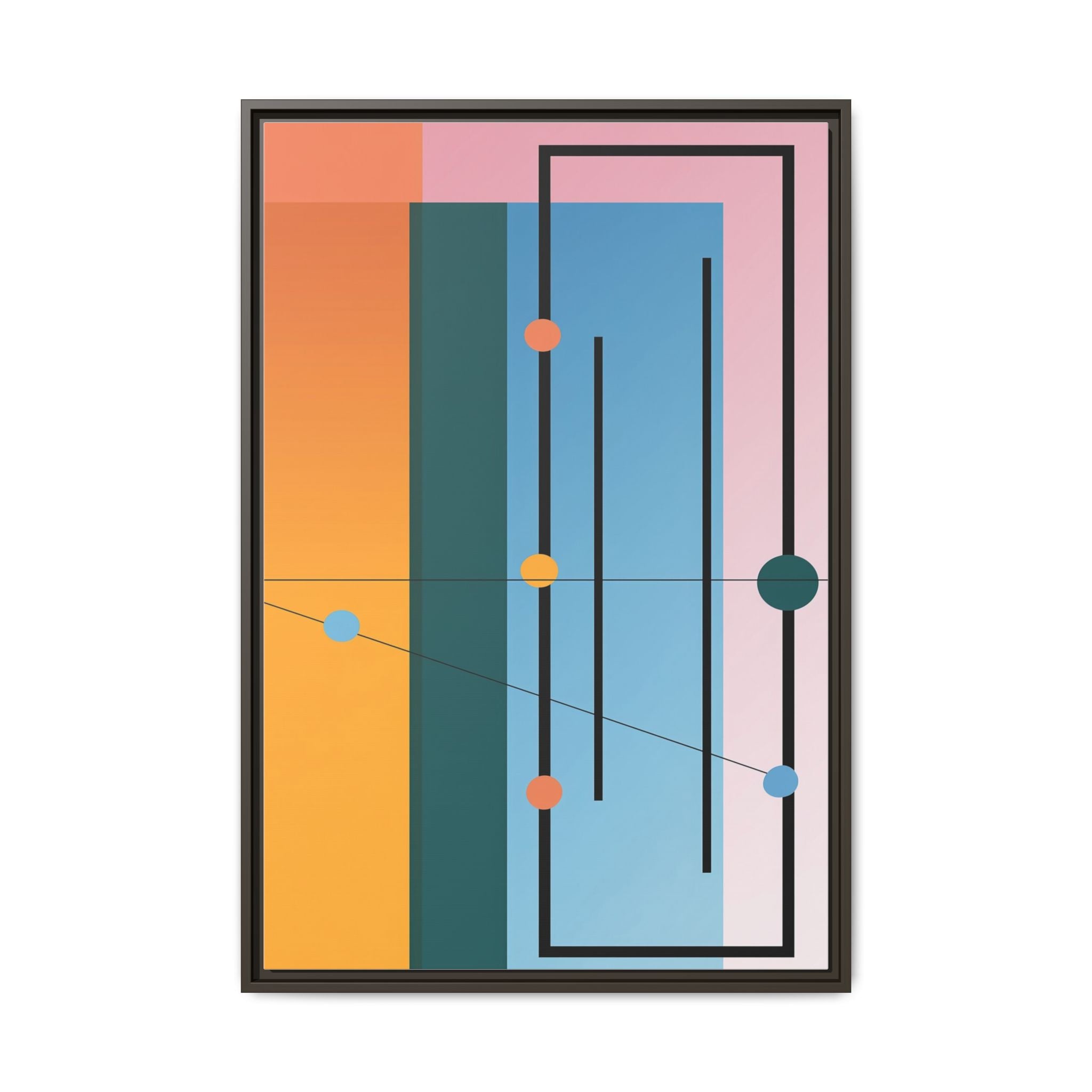 Geometric Harmony: Constructivist Color Planes, Modernist Composition, Abstract Spatial Rhythm   |   Custom Orders Accepted