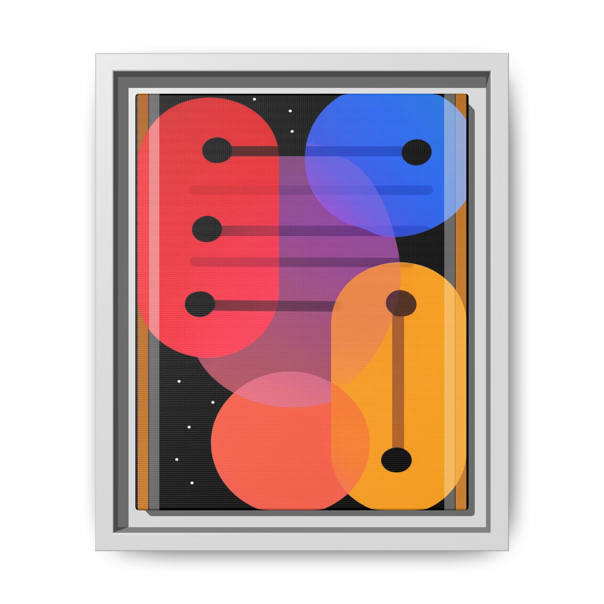 Celestial Geometry: Organic Shapes in Motion, Digital Abstract Composition, Vibrant Color Intersections   |   Custom Orders Accepted