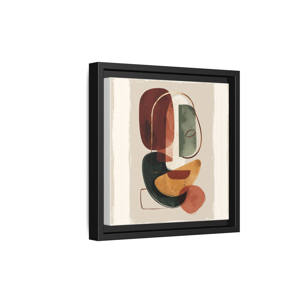 Layered Geometries: Mid-Century Modern Composition, Organic Abstract Design, Translucent Intersecting Shapes   |   Custom Orders Accepted