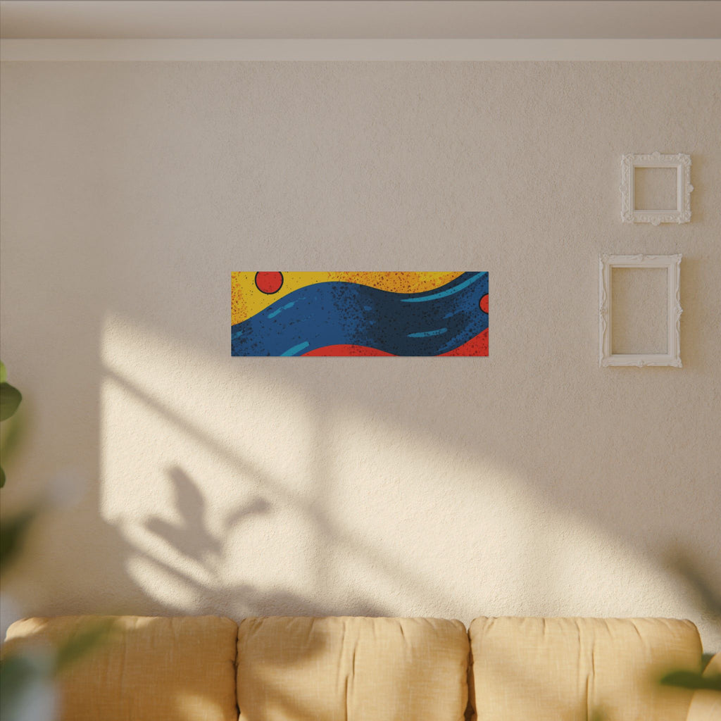 Fluid Dynamics: Retro Abstract Shapes, Mid-Century Modern Motion, Geometric Color Waves   |   Custom Orders Accepted