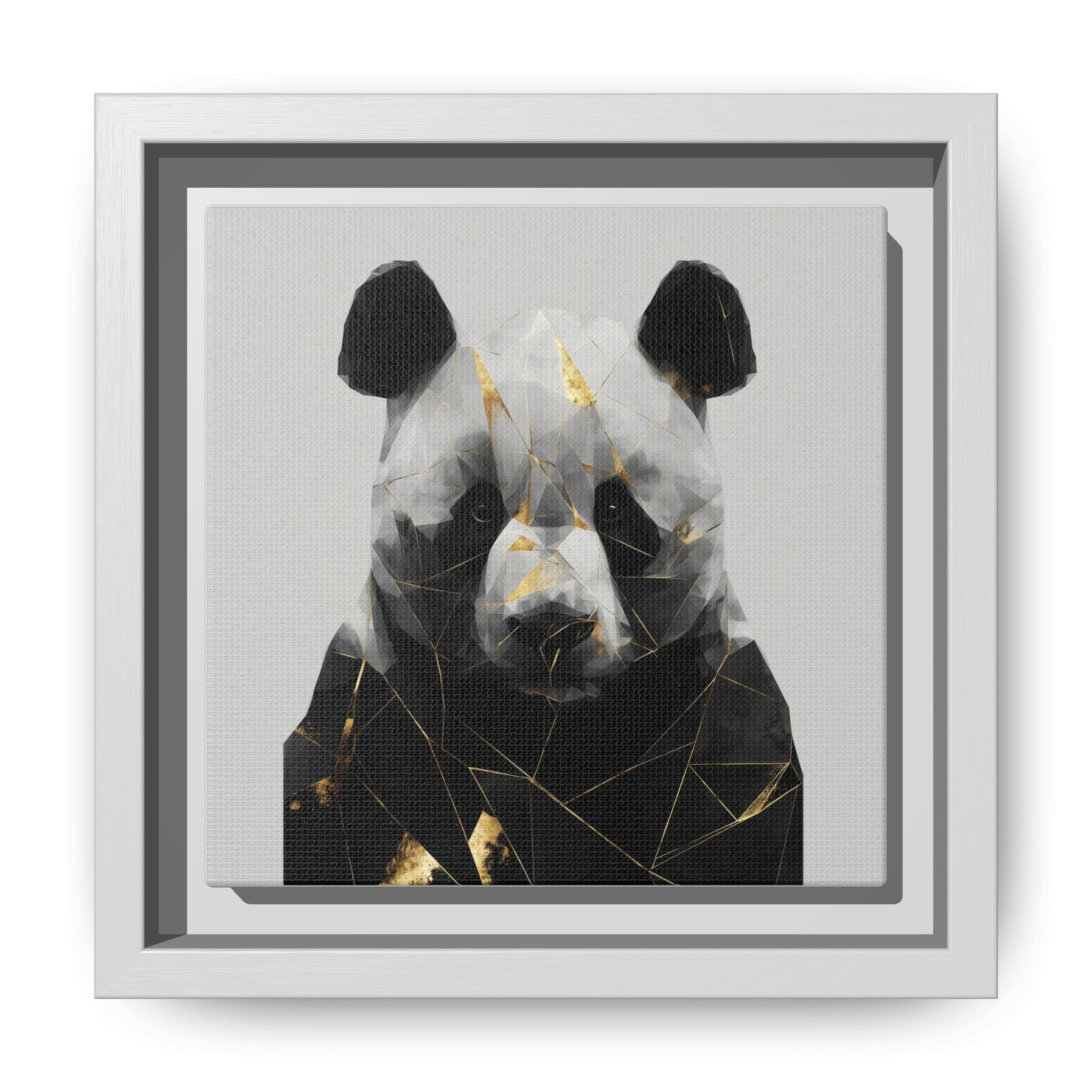Fractured Panda: Geometric Wildlife Art, Low-Poly Contemporary Portrait   |  Personalized & Custom Orders Available