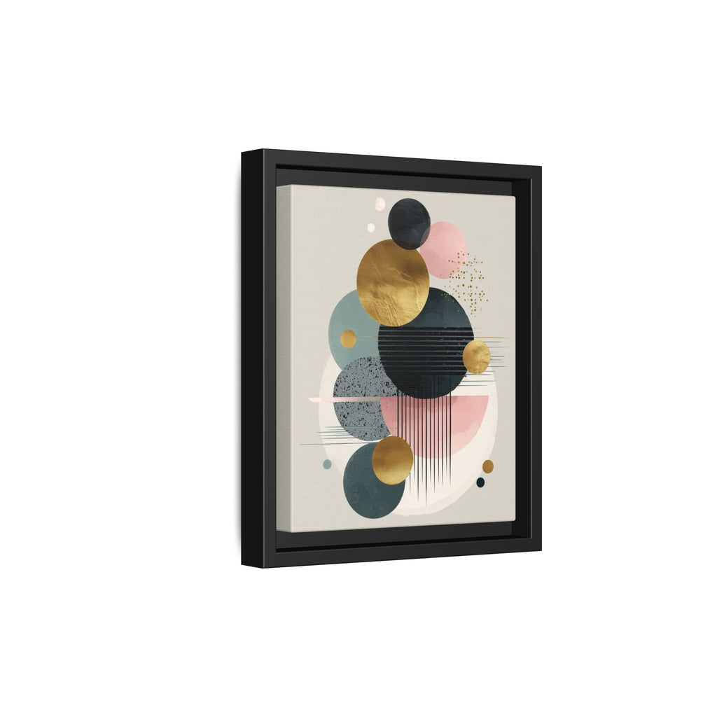 Geometric Harmony: Intersecting Circles, Mid-Century Modern Design, Abstract Metallic Composition   |   Custom Orders Accepted