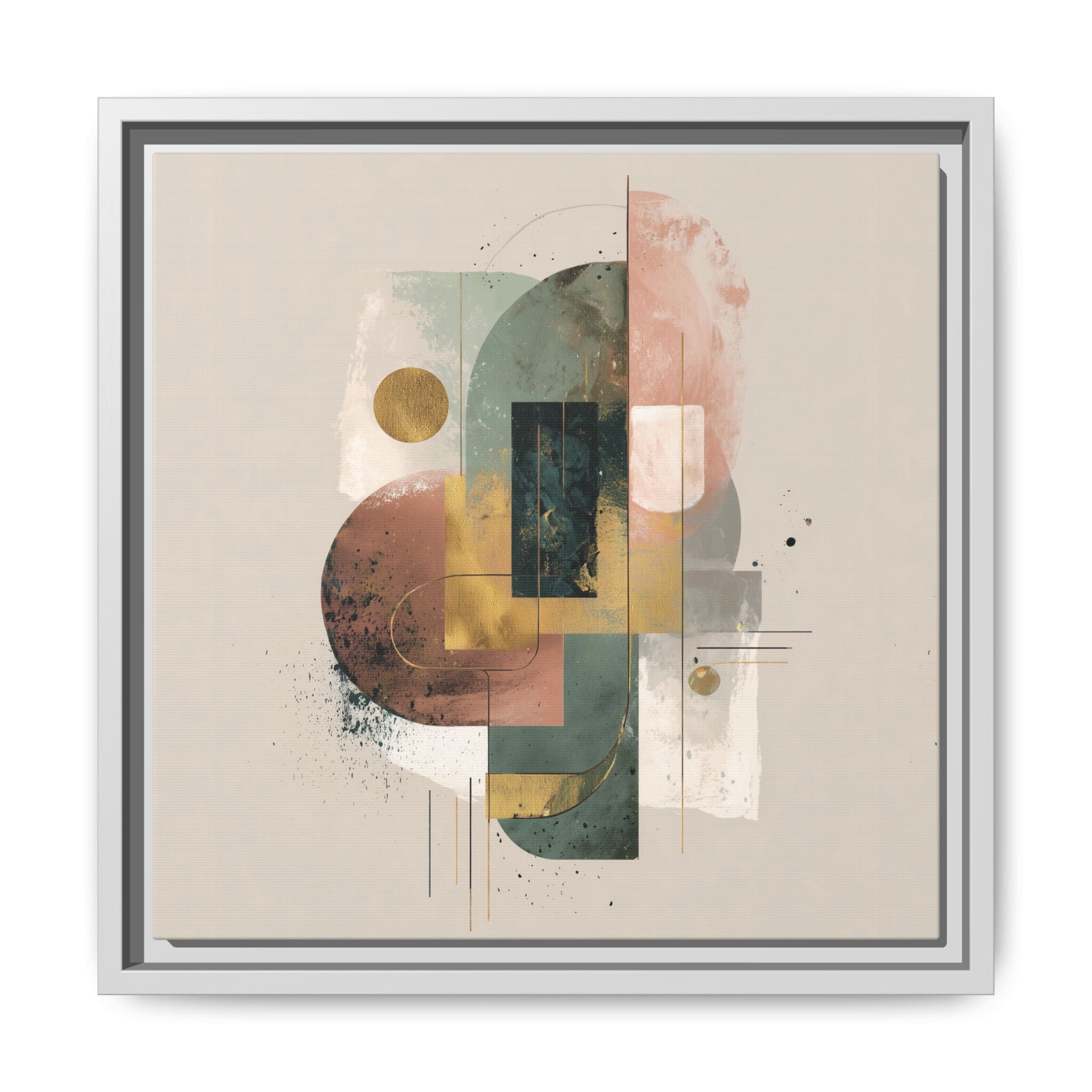 Organic Geometries: Fragmented Forms, Digital Abstract Composition, Layered Minimalist Art   |   Custom Orders Accepted