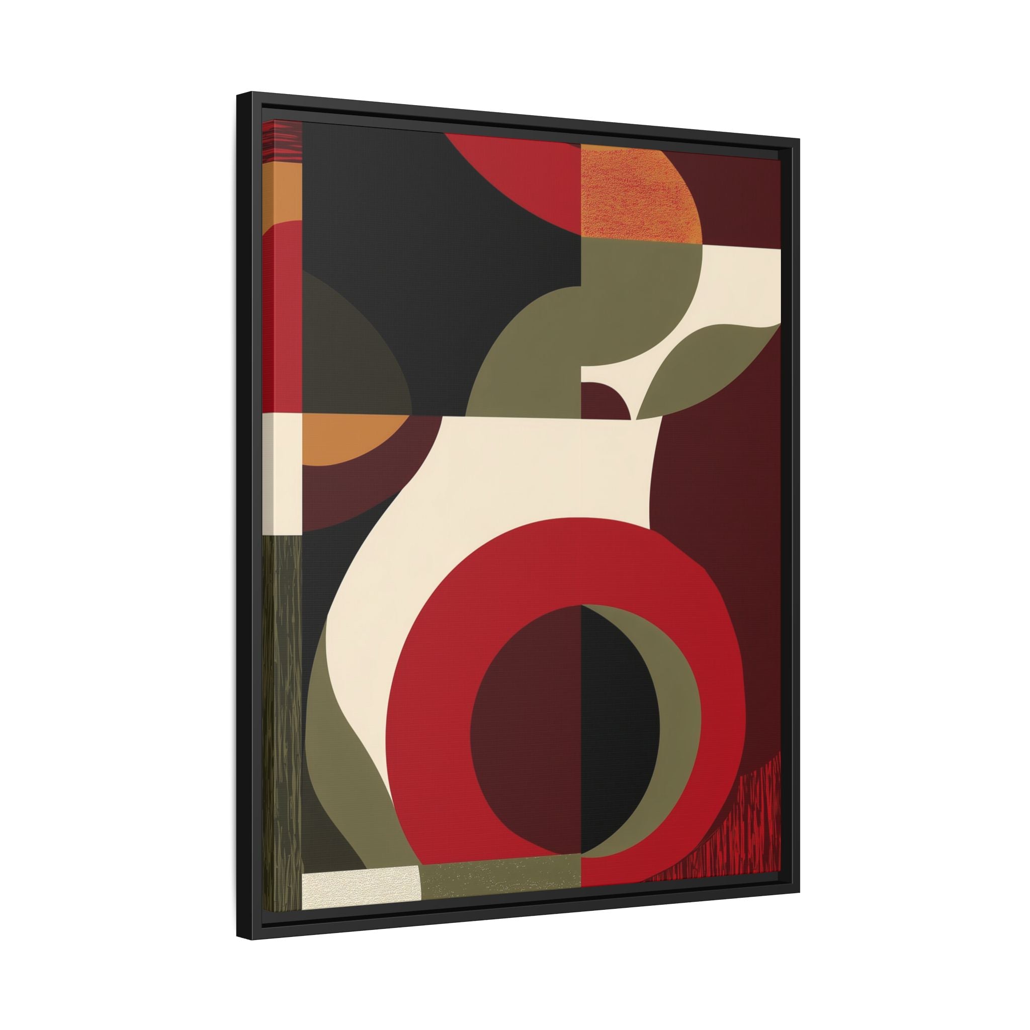 Geometric Intersections: Mid-Century Modern Design, Abstract Architectural Composition, Rhythmic Curved Forms   |   Custom Orders Accepted