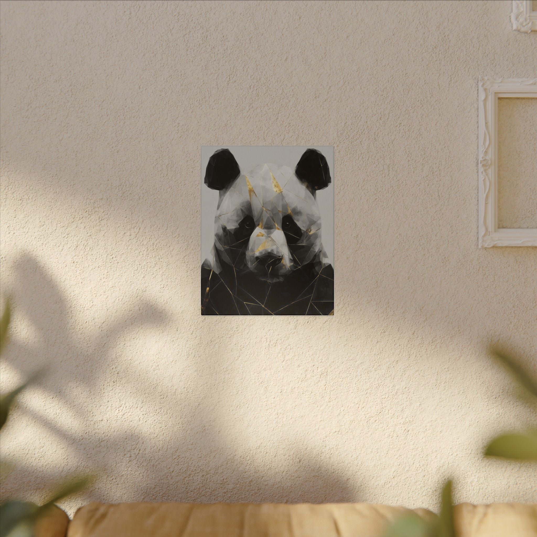 Fractal Panda: Geometric Wildlife Art, Polygonal Portrait, Modern Digital Design   |  Personalized & Custom Orders Available
