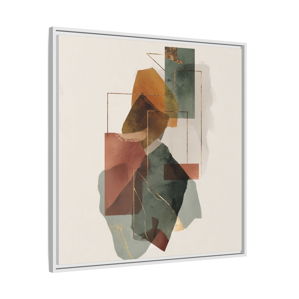 Harmonic Geometries: Architectural Abstraction, Earthy Palette, Minimalist Composition   |   Custom Orders Accepted
