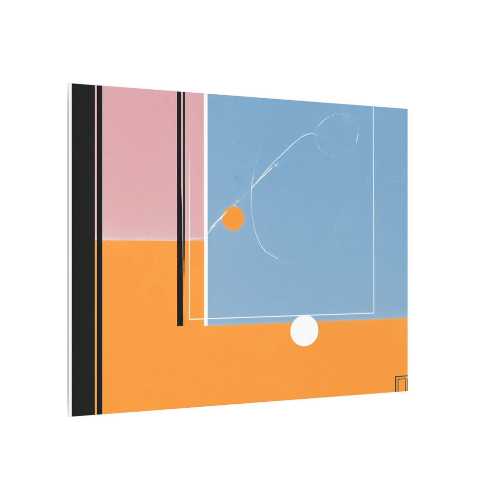 Geometric Harmony: Abstract Minimalist Composition, Modernist Color Fields, Constructivist Design Principles   |   Custom Orders Accepted