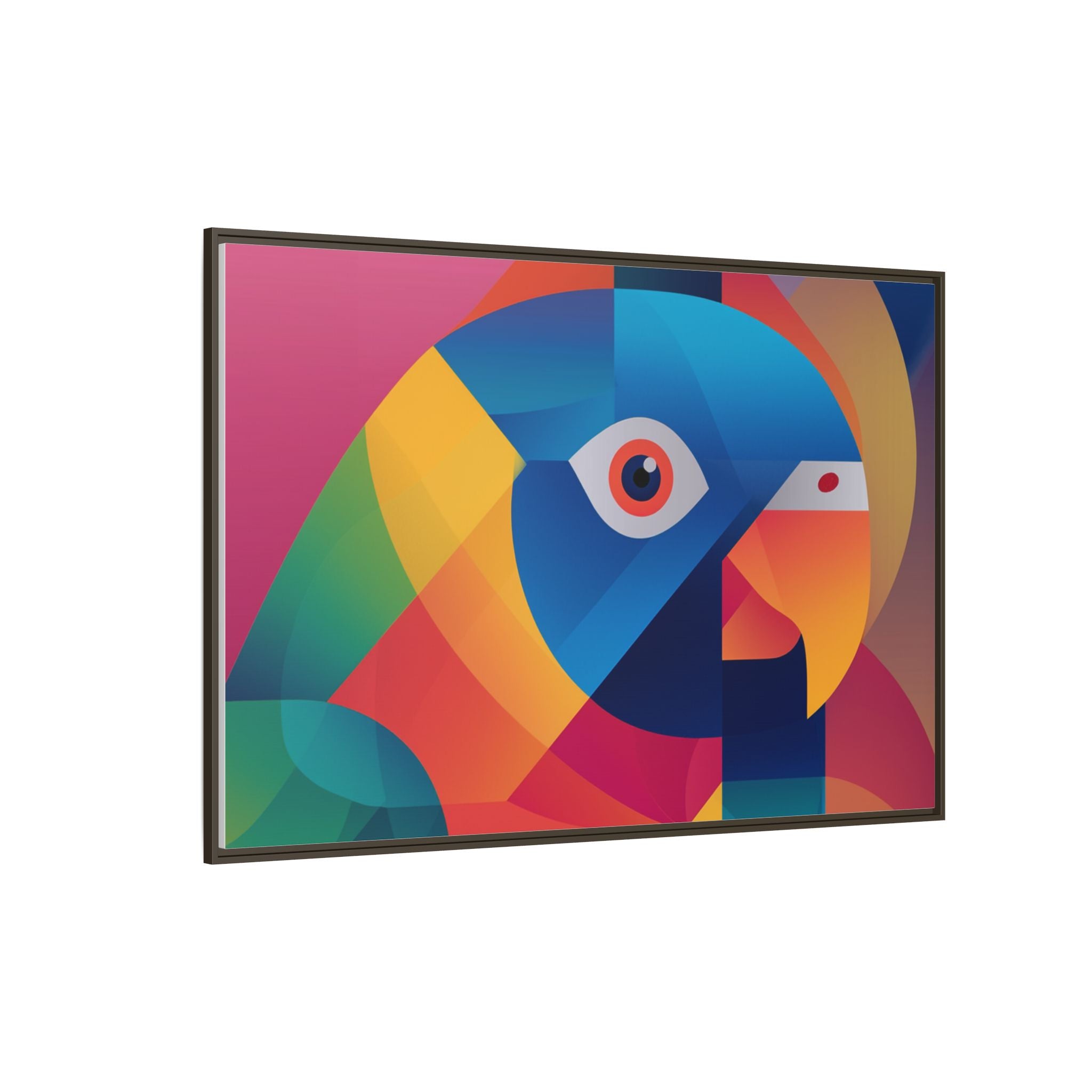 Prismatic Parrot: Cubist Deconstruction, Geometric Color Explosion   |  Personalized & Custom Orders Available
