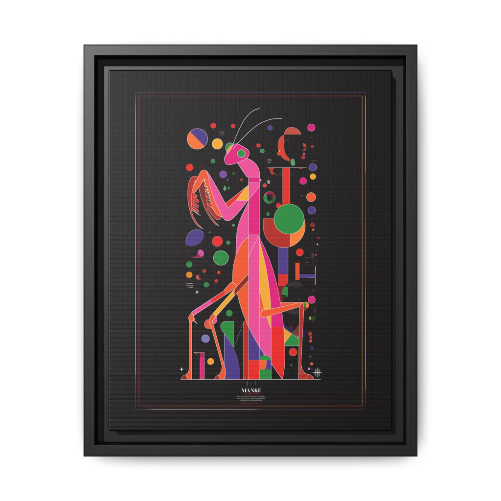 MANKE: Geometric Praying Mantis, Cubist Color Block Design   |    Custom Orders Available
