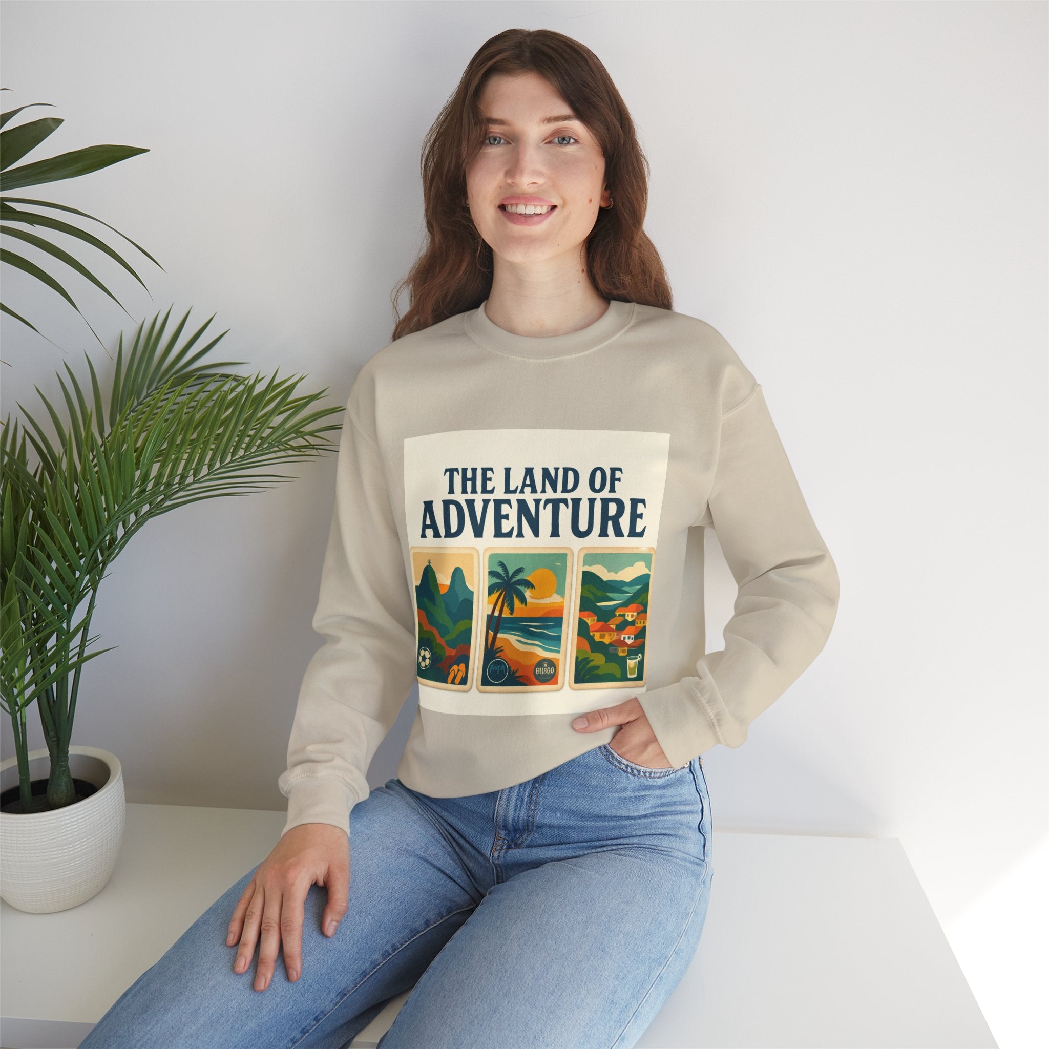 Carioca - Copacabana , Brazil Holiday - Unisex Heavy Blend™ Crewneck Sweatshirt