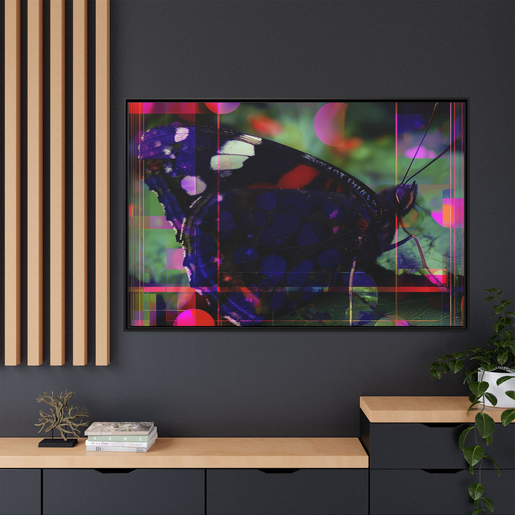 Metamorphic Glitch: Digital Nature Remix, Butterfly Geometric Distortion   |    Custom Orders Available