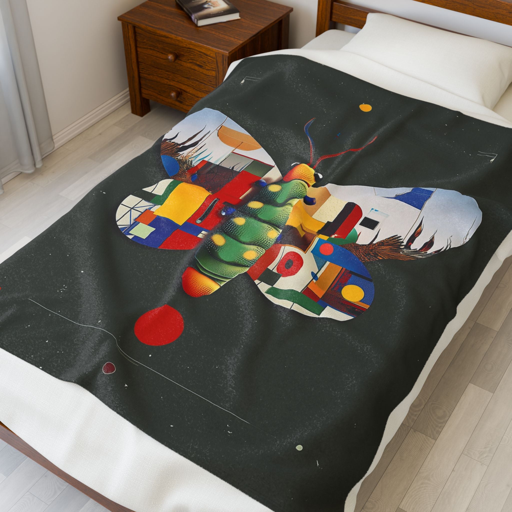 Geometric Butterfly: Modernist Collage, Bauhaus-Inspired Design   |    Custom Orders Available