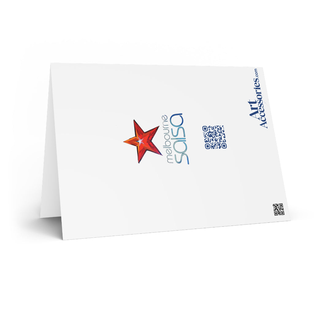 Christmas Salsa Dancing Greeting Card