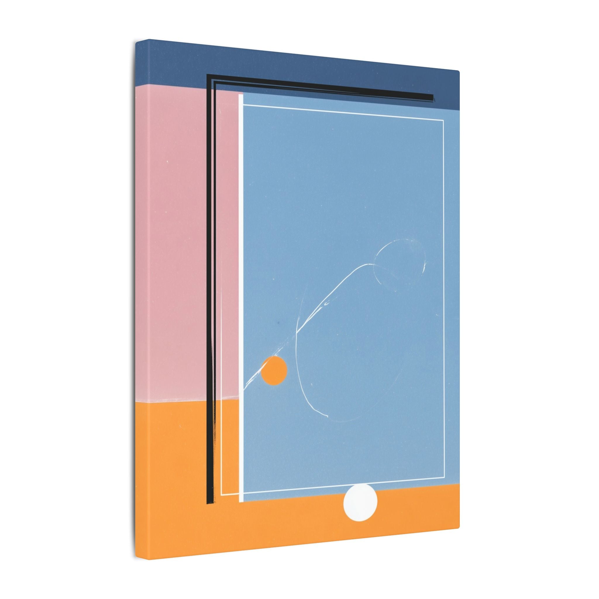 Geometric Harmony: Abstract Minimalist Composition, Modernist Color Fields, Constructivist Design Principles   |   Custom Orders Accepted