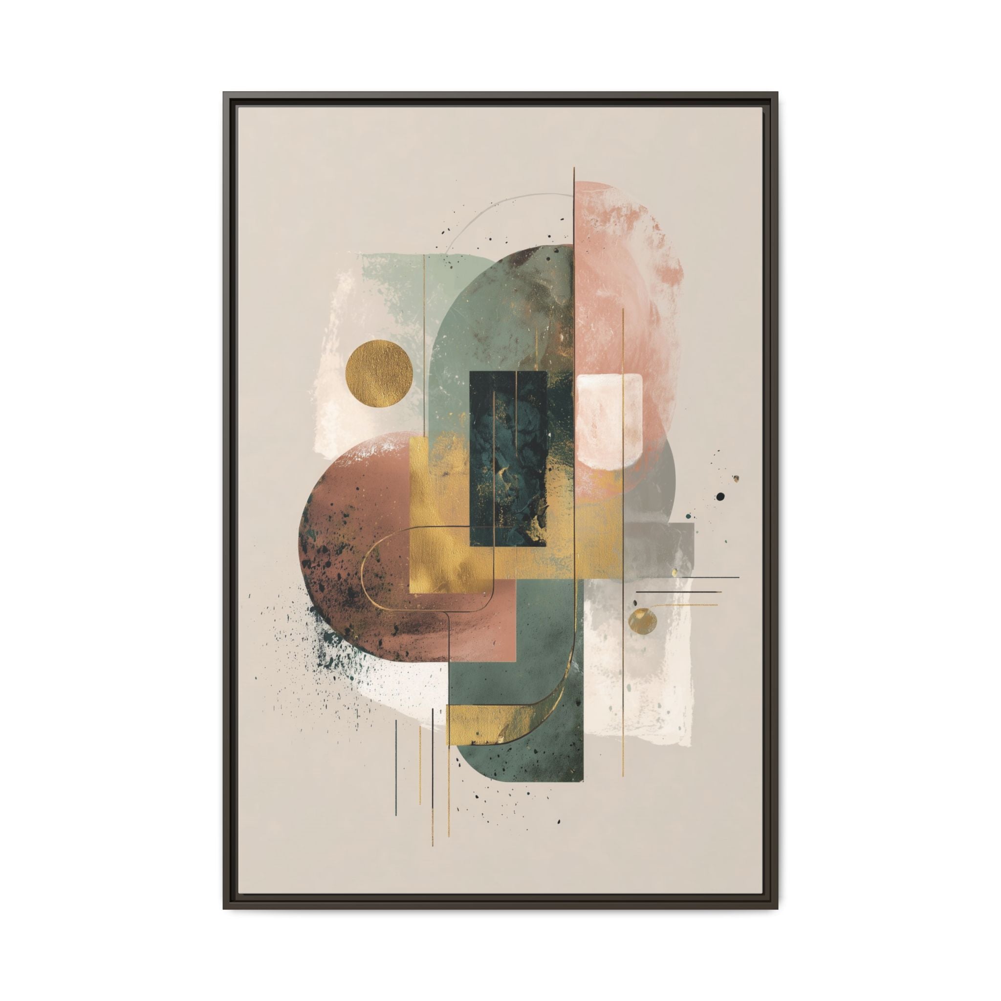 Organic Geometries: Fragmented Forms, Digital Abstract Composition, Layered Minimalist Art   |   Custom Orders Accepted