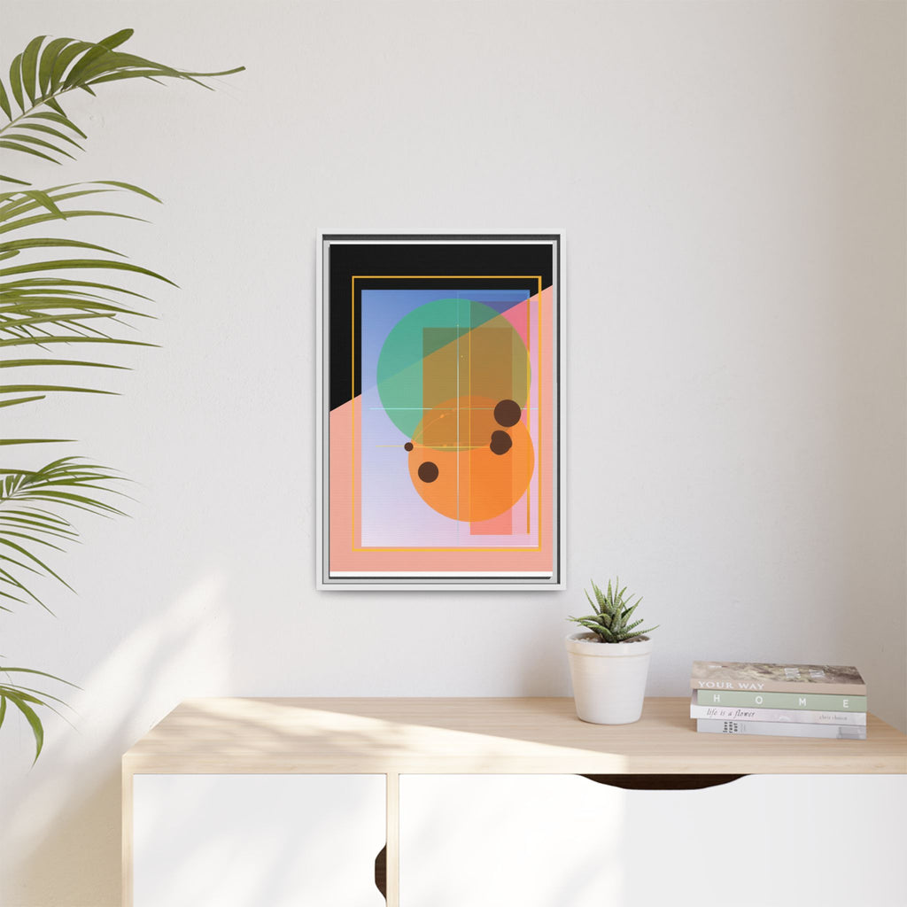 Geometric Harmony: Abstract Composition, Overlapping Shapes, Precision Design   |   Custom Orders Accepted