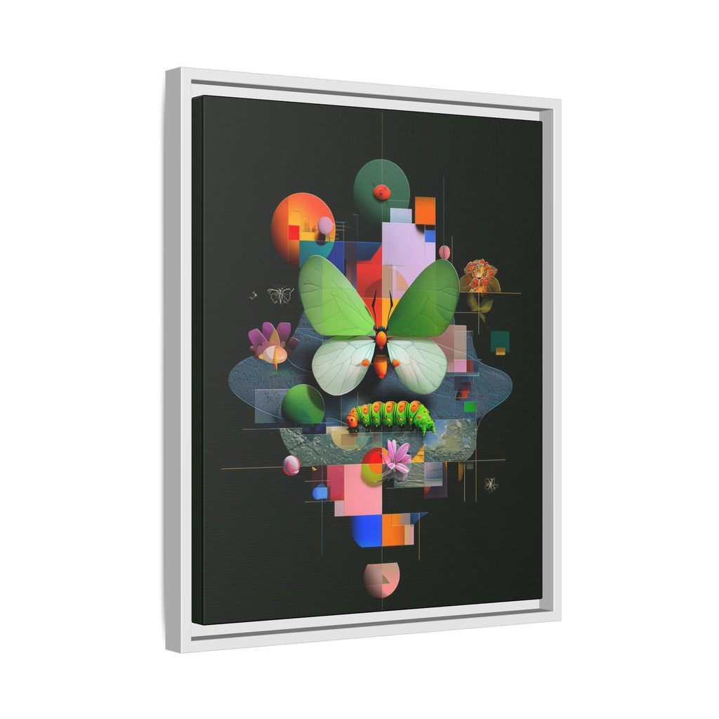 Geometric Metamorphosis: Abstract Nature Composition, Digital Cubist Butterfly Art   |    Custom Orders Available